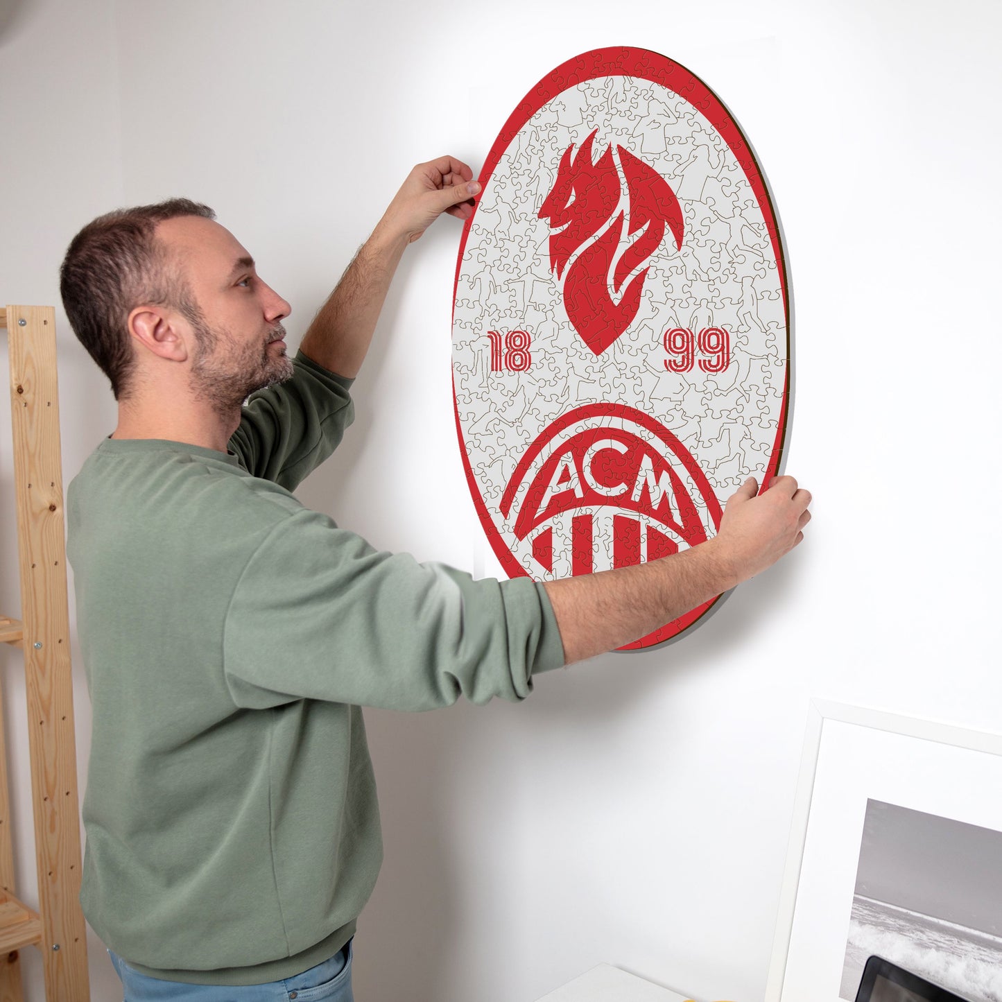 Devil Logo Milan® - Puzzle di Legno