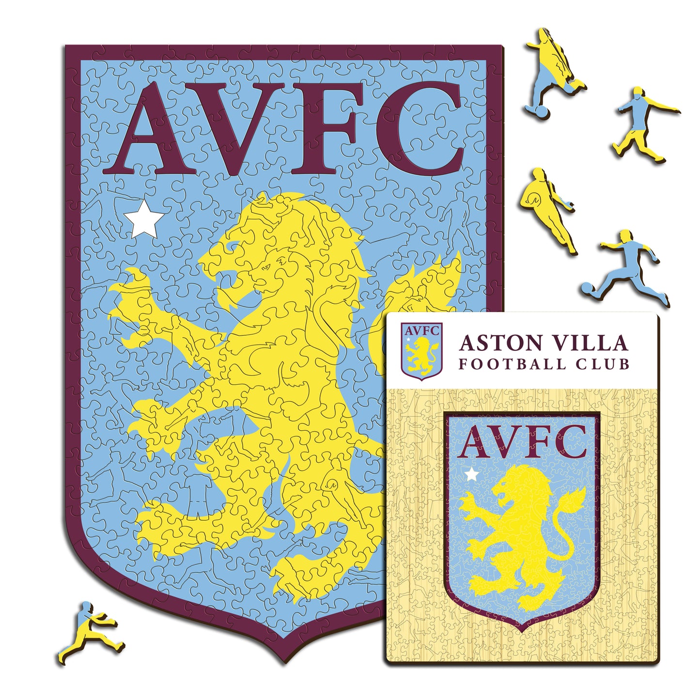 Logo Aston Villa® - Puzzle di Legno
