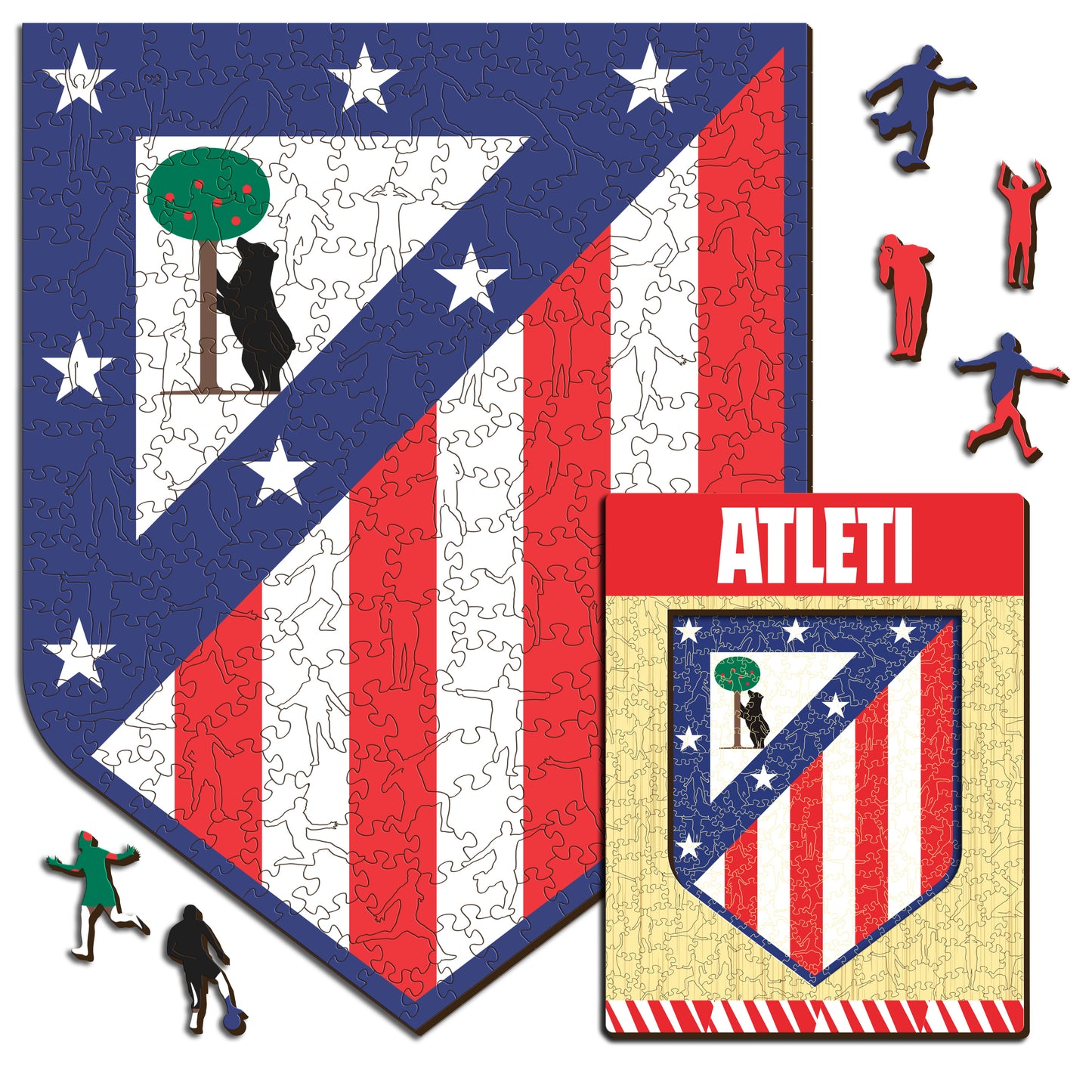 Atlético Madrid® Logo - Puzzle di Legno