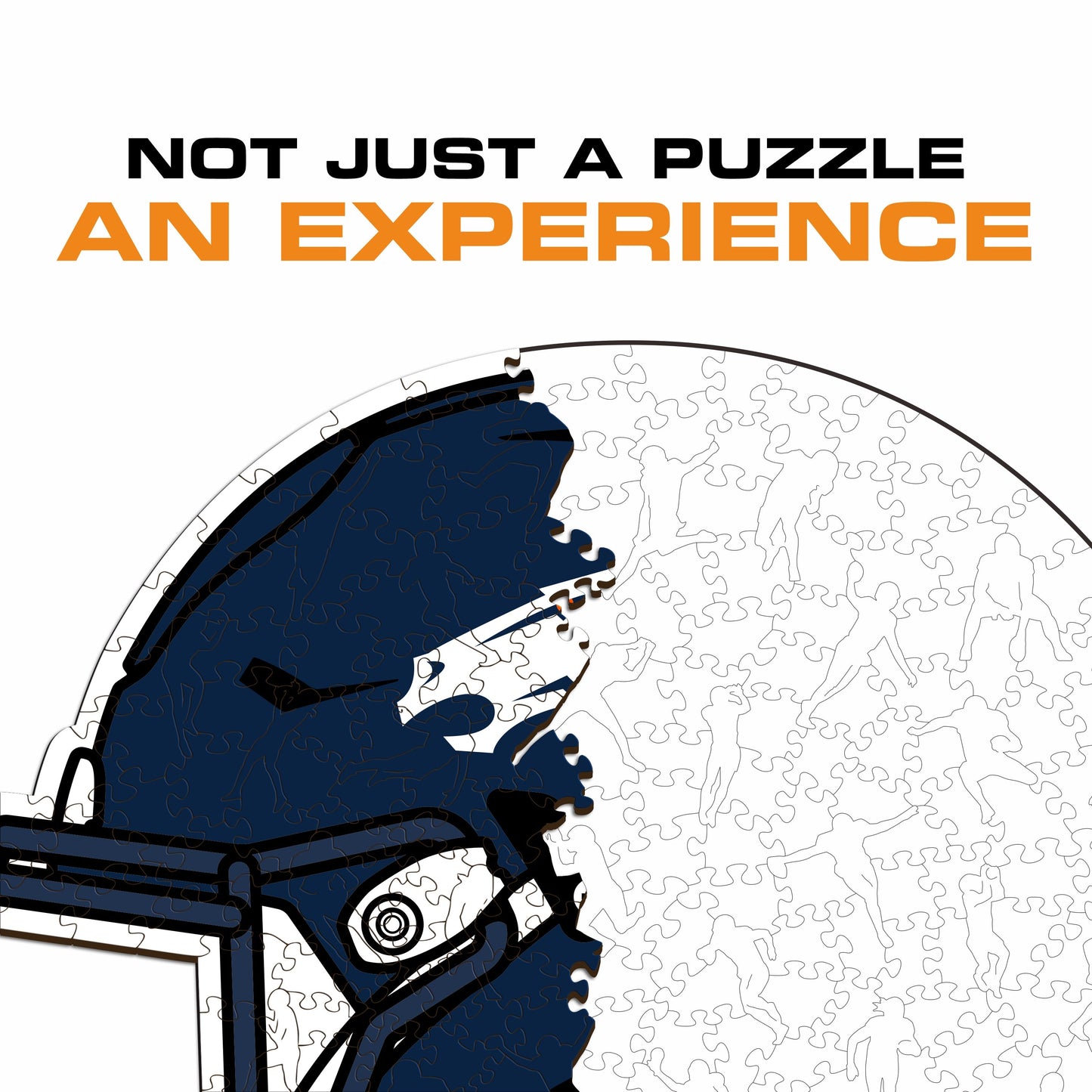 Denver Broncos™ Casco - Puzzle di Legno