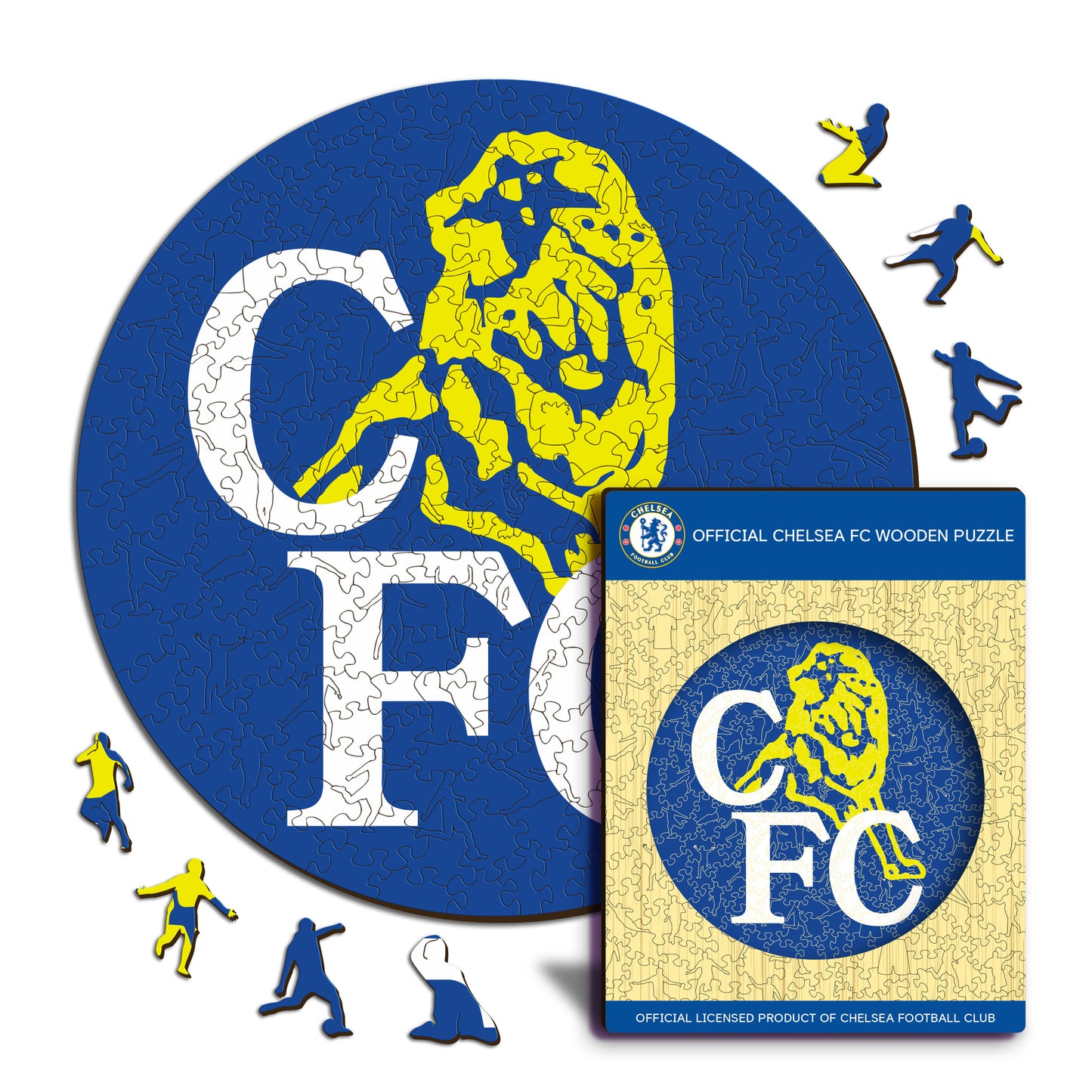 Retro Logo Chelsea® - Puzzle di Legno