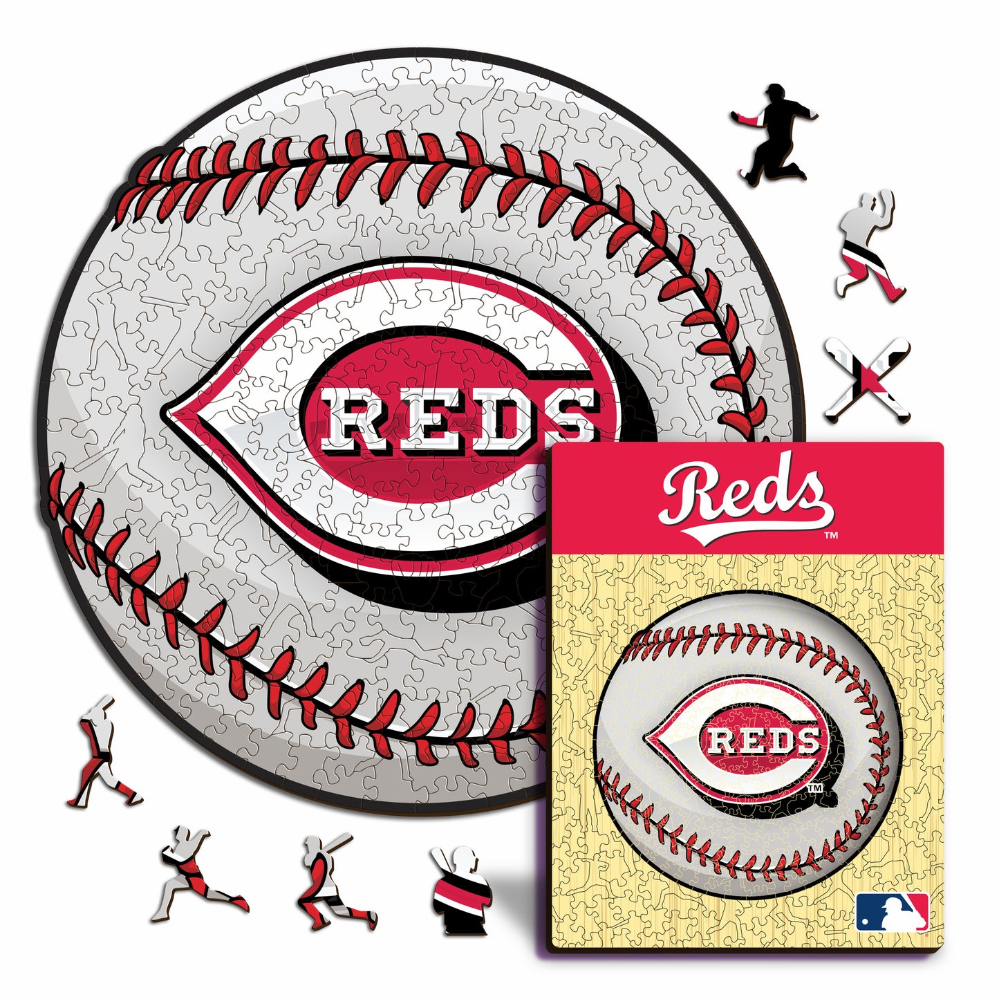 Cincinnati Reds™ Palla - Puzzle di Legno