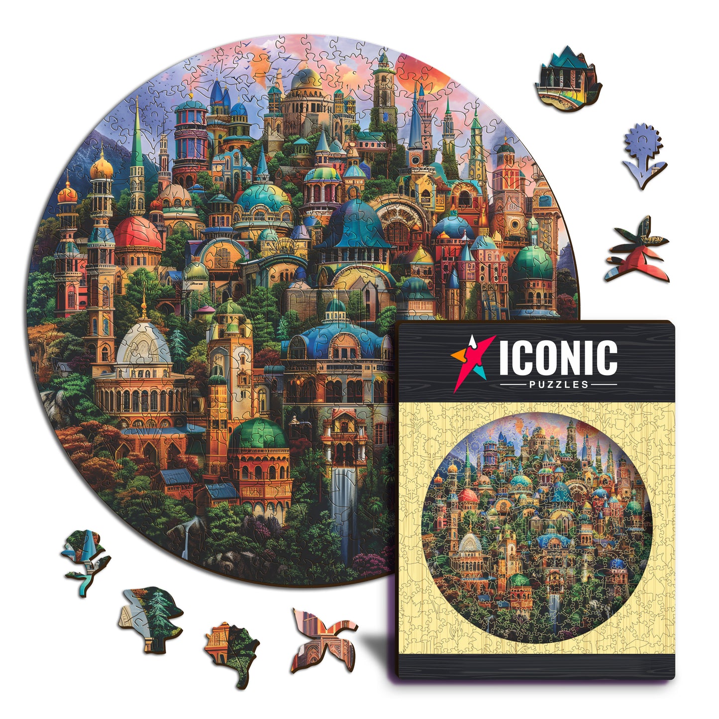 Dimore Incantate - Puzzle di Legno