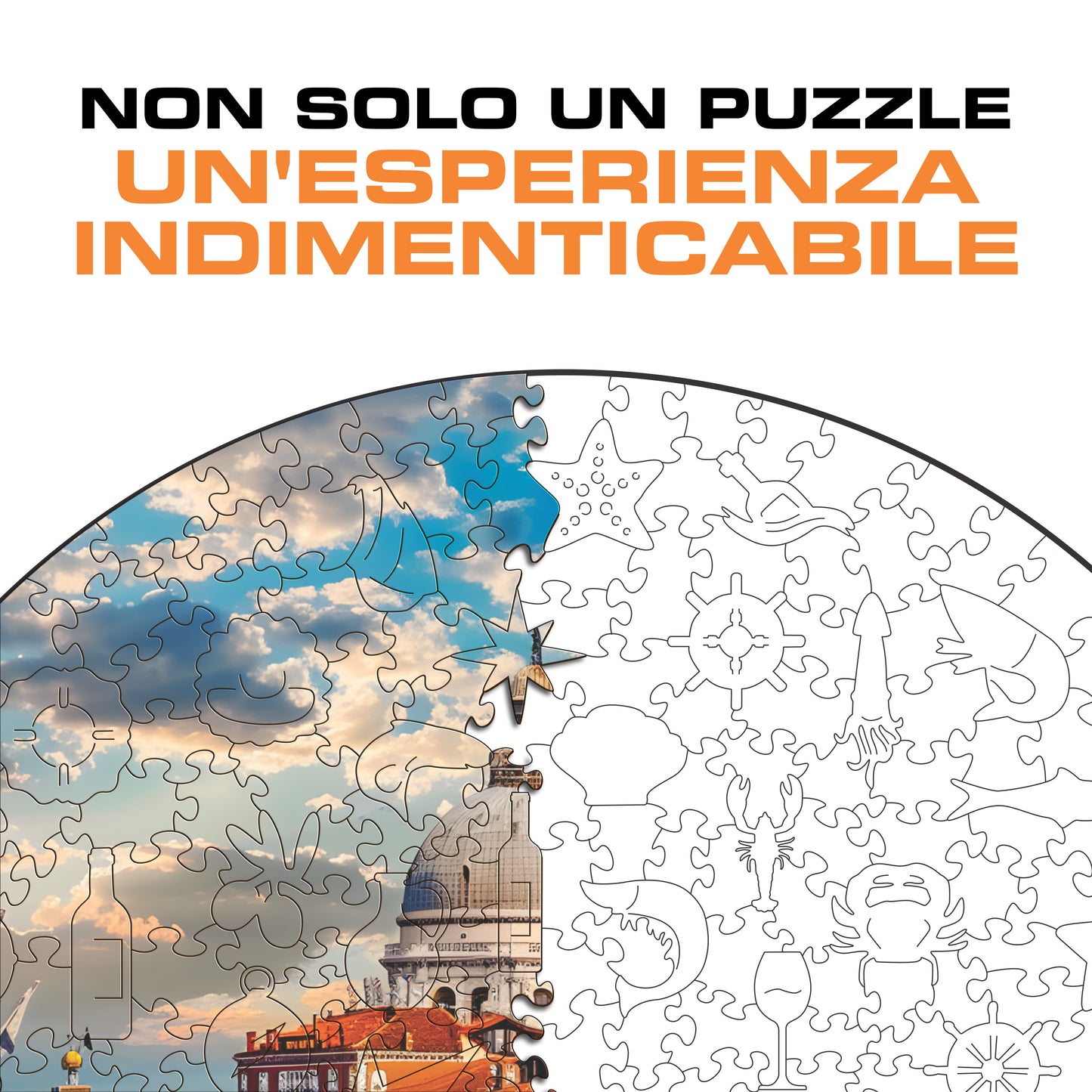 Incantevole Venezia - Puzzle di Legno