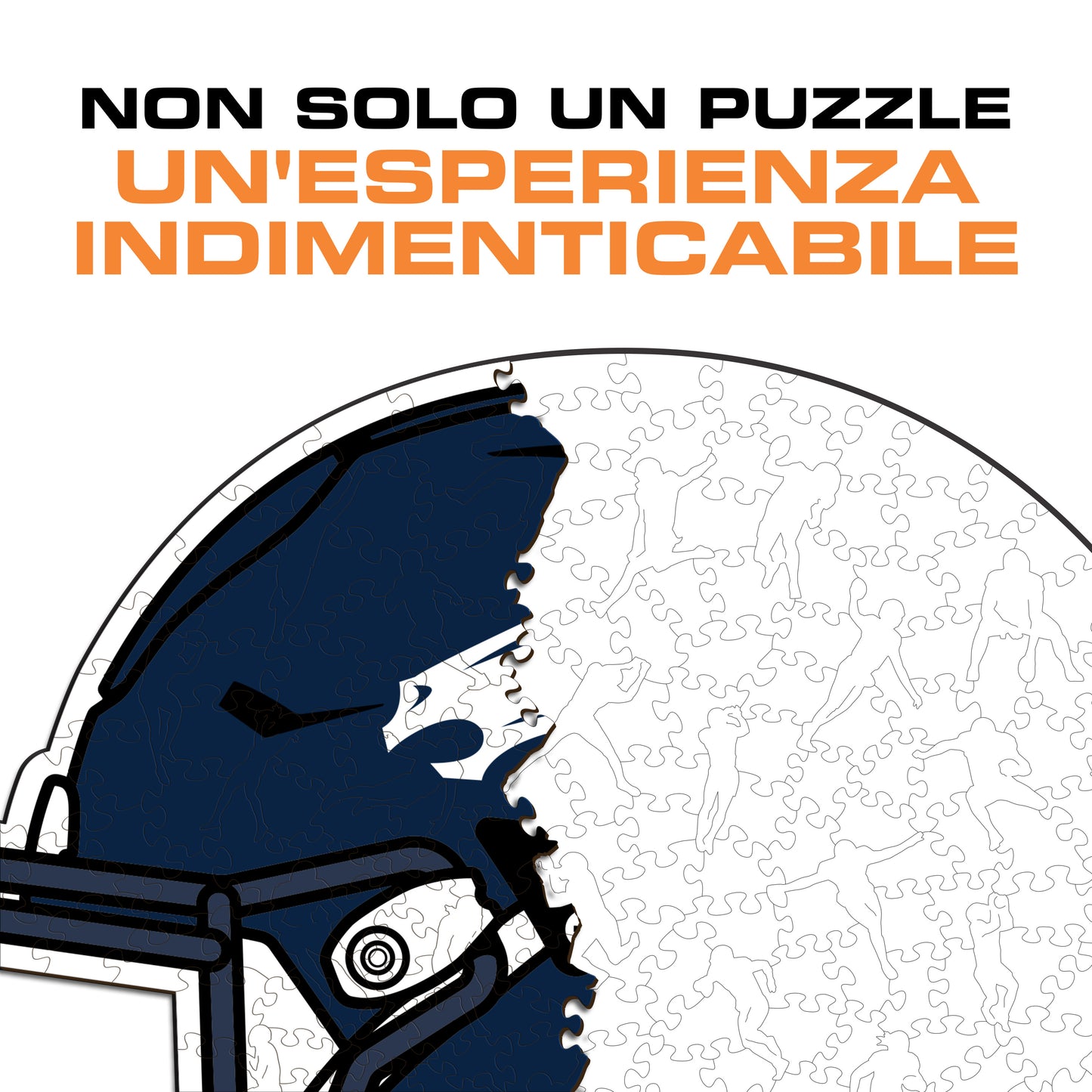 Casco Denver Broncos™ - Puzzle di Legno