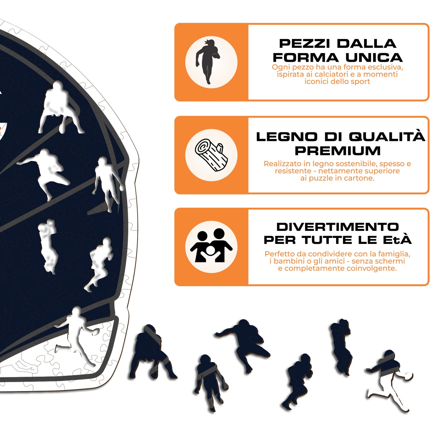 Casco Chicago Bears™ - Puzzle di Legno
