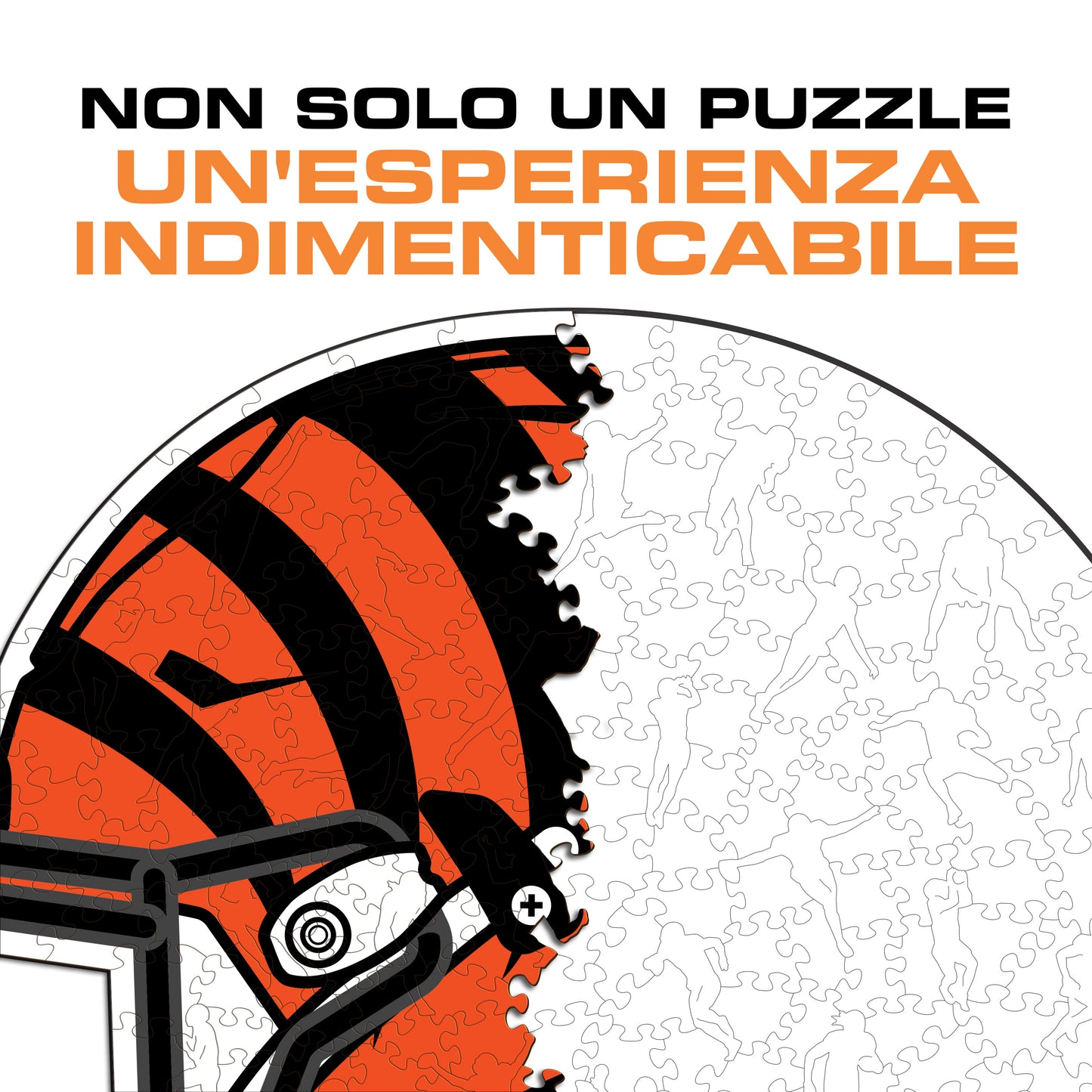 Casco Cincinnati Bengals™ - Puzzle di Legno