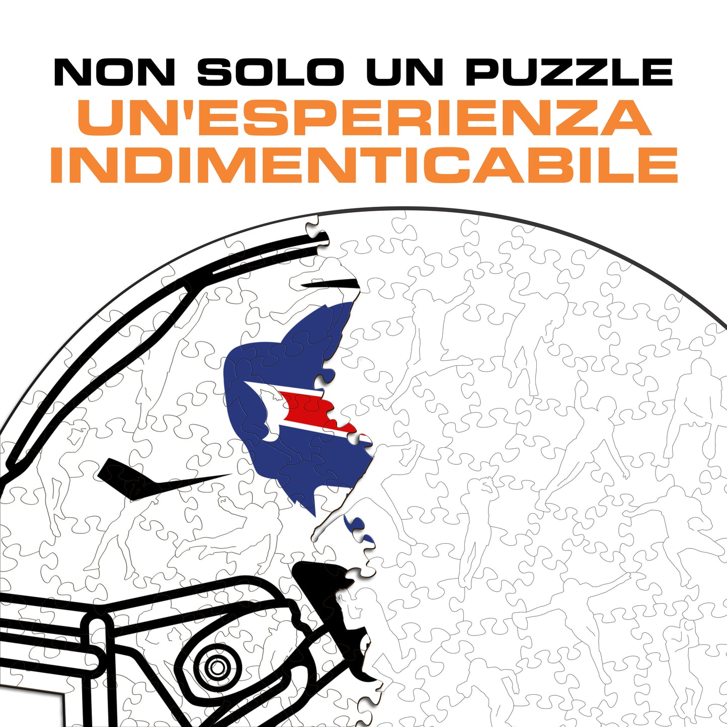 Casco Buffalo Bills™ - Puzzle di Legno
