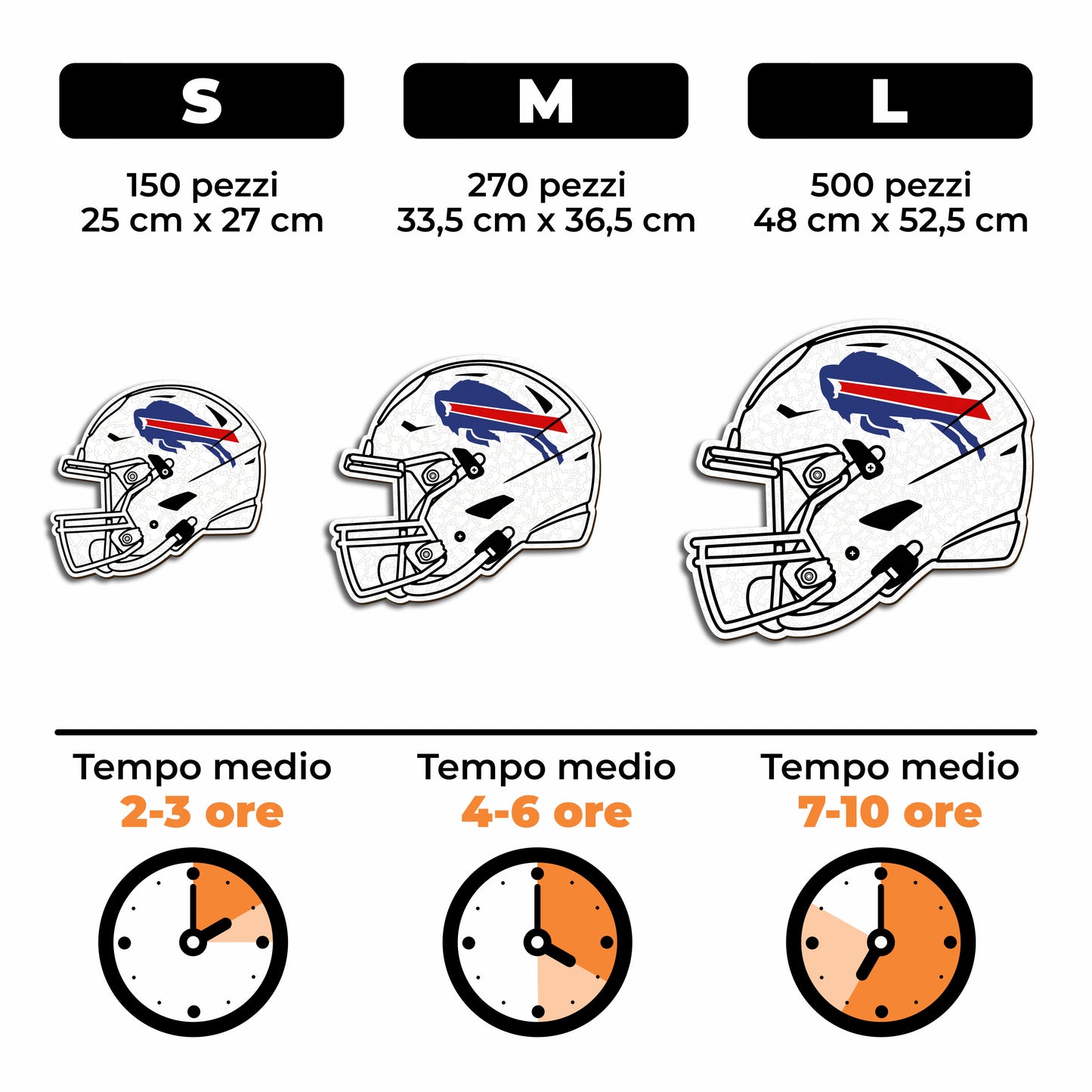 Casco Buffalo Bills™ - Puzzle di Legno