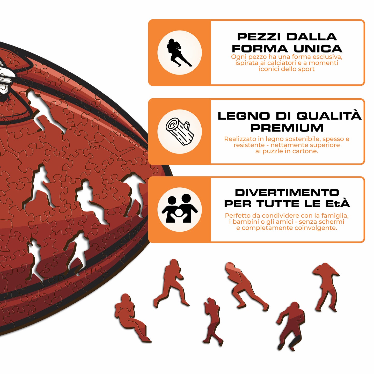 Palla Cleveland Browns™ - Puzzle di Legno