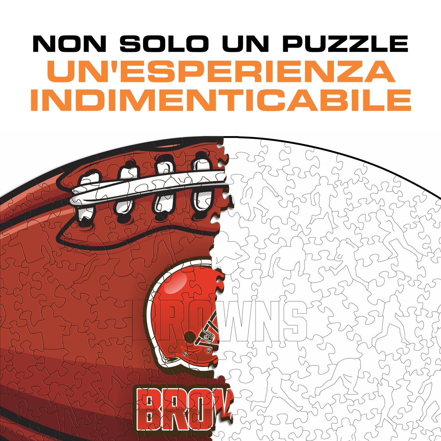 Palla Cleveland Browns™ - Puzzle di Legno