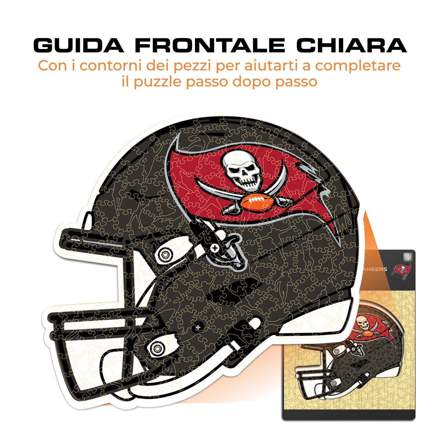 Casco Tampa Bay Buccaneers™ - Puzzle di Legno