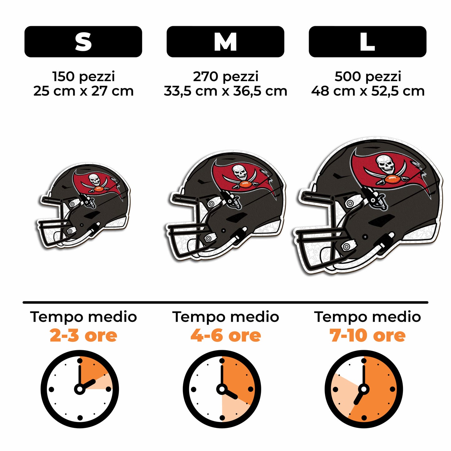 Casco Tampa Bay Buccaneers™ - Puzzle di Legno