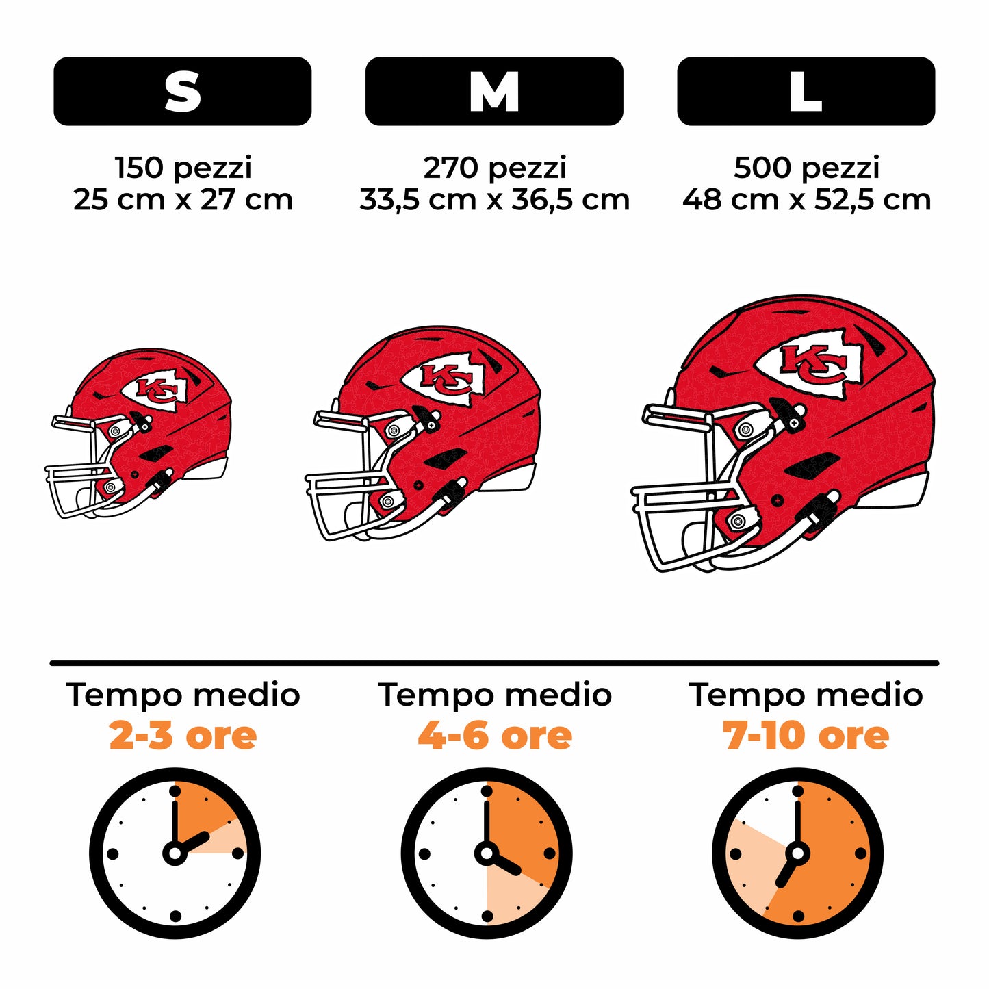 Casco Kansas City Chiefs™ - Puzzle di Legno