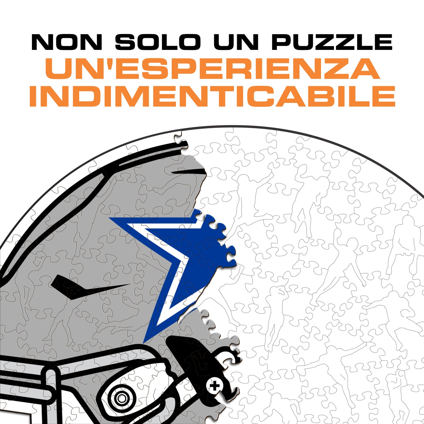 Casco Dallas Cowboys™ - Puzzle di Legno