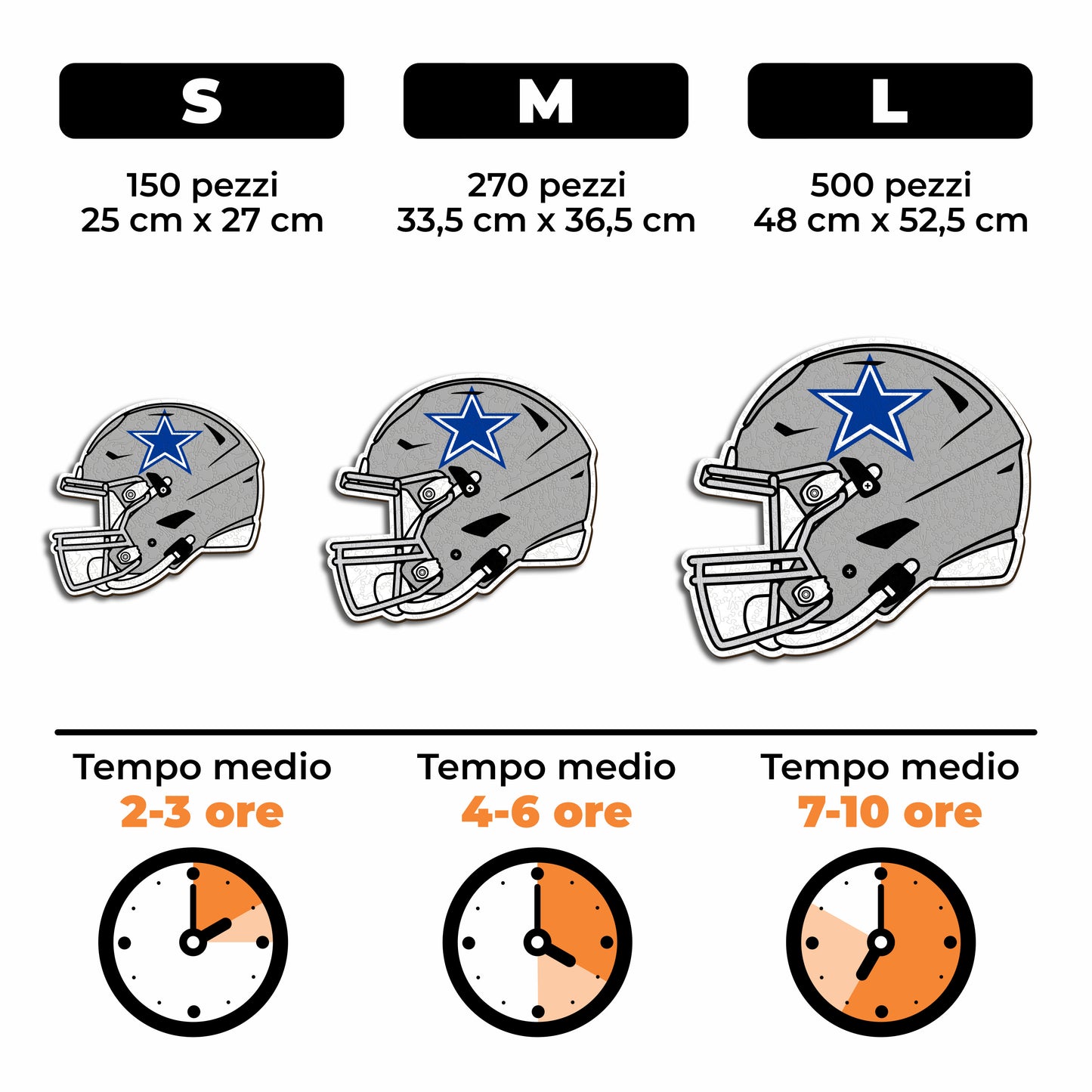 Casco Dallas Cowboys™ - Puzzle di Legno