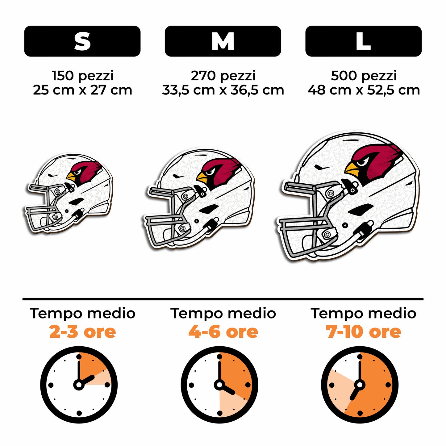 Casco Arizona Cardinals™ - Puzzle di Legno