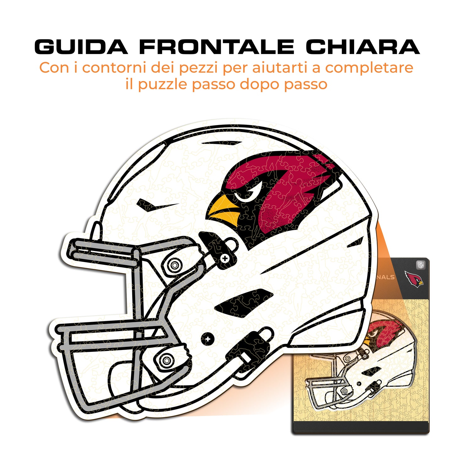 Casco Arizona Cardinals™ - Puzzle di Legno