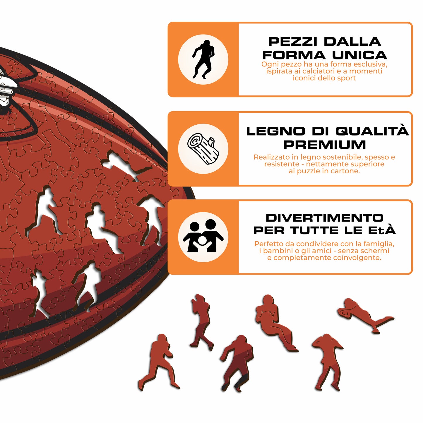 Palla Indianapolis Colts™ - Puzzle di Legno
