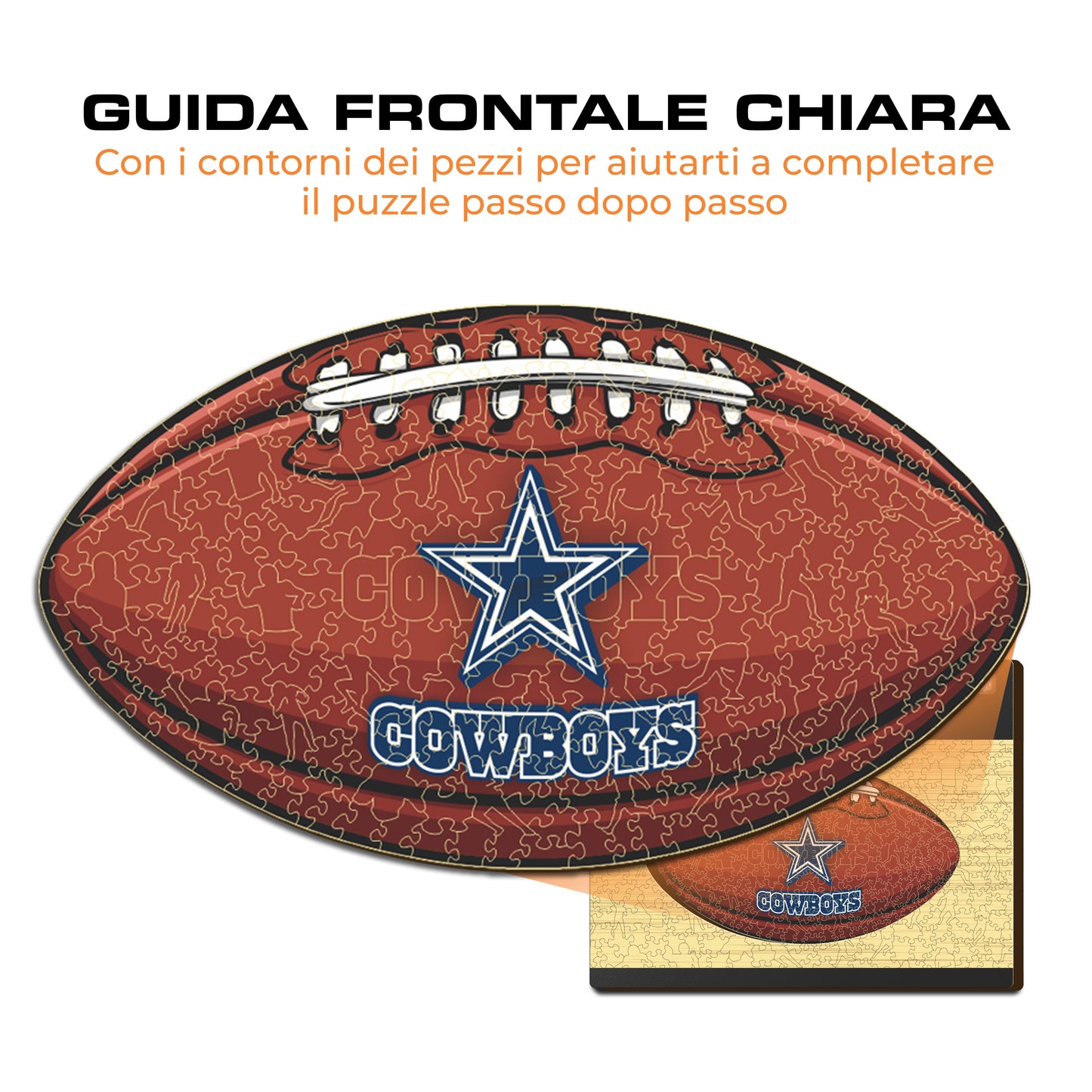 Palla Dallas Cowboys™ - Puzzle di Legno