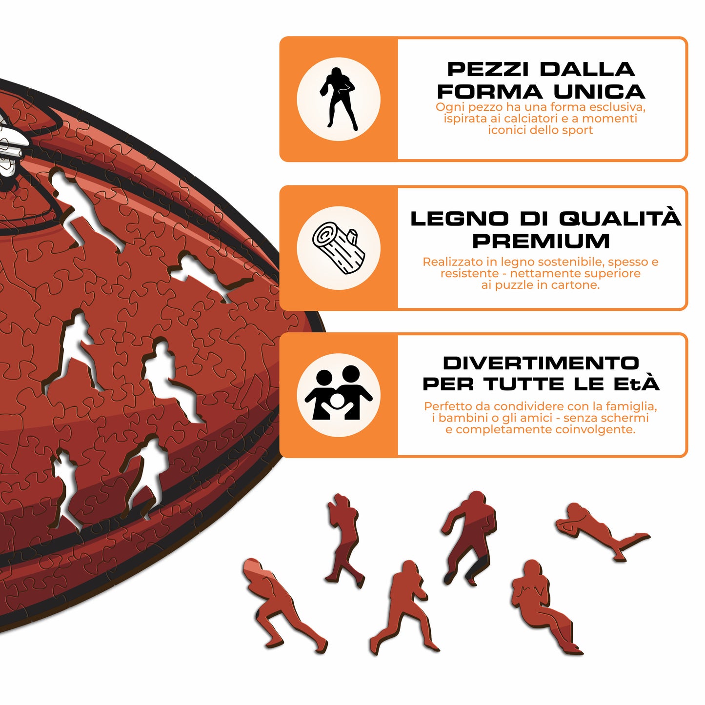 Palla Dallas Cowboys™ - Puzzle di Legno
