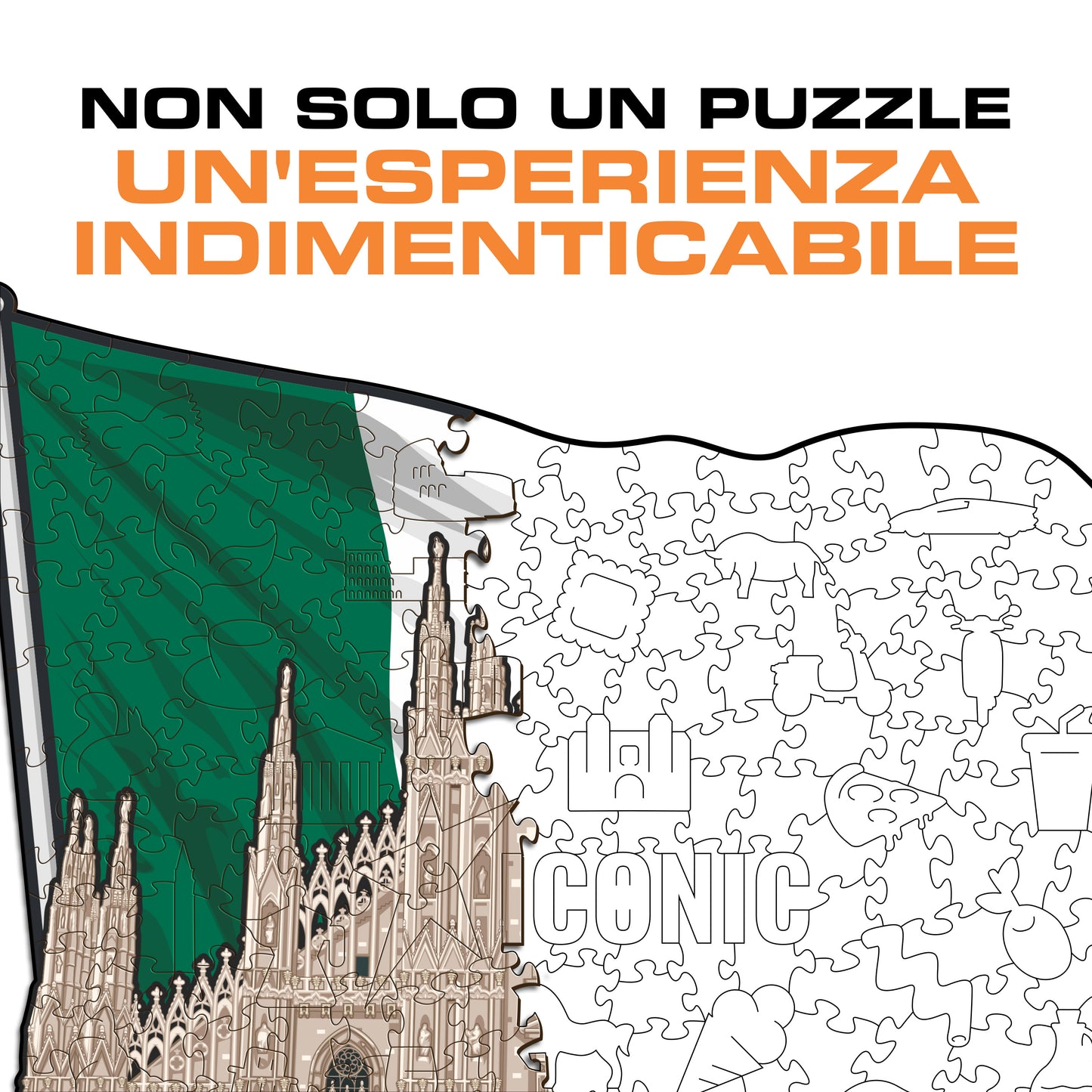 Duomo di Milano - Puzzle di Legno