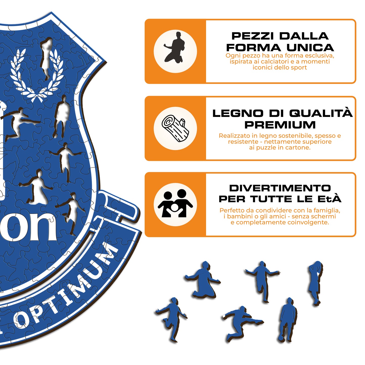 Logo Everton® - Puzzle di Legno