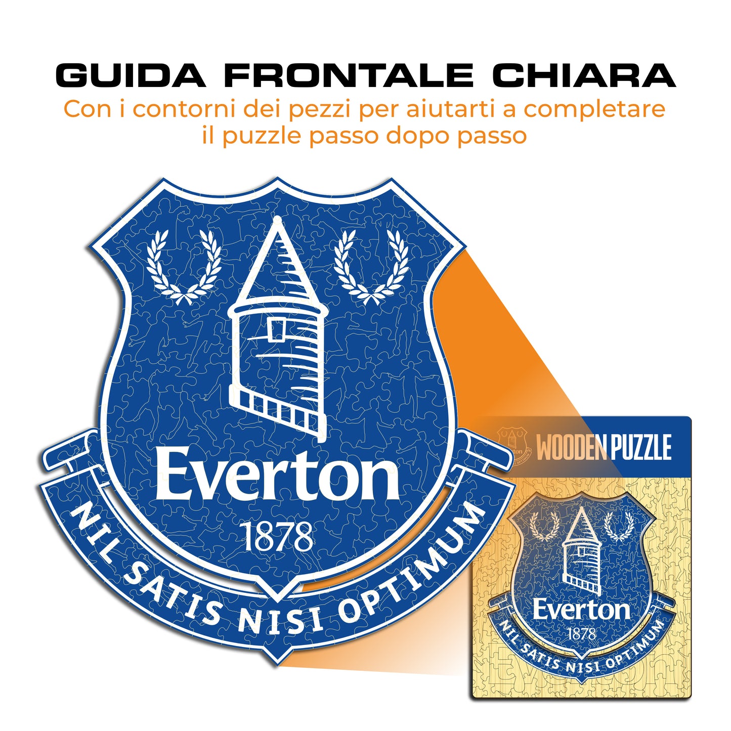 Logo Everton® - Puzzle di Legno