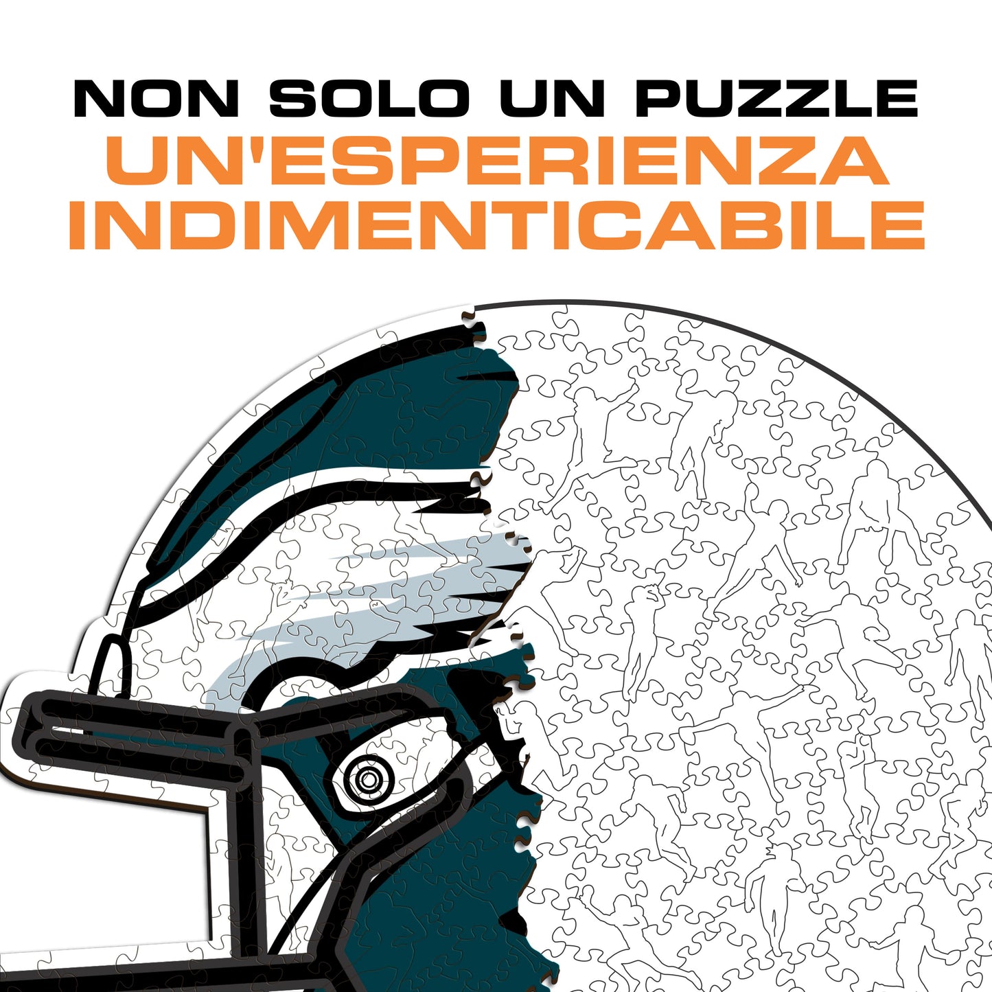 Casco Philadelphia Eagles™ - Puzzle di Legno