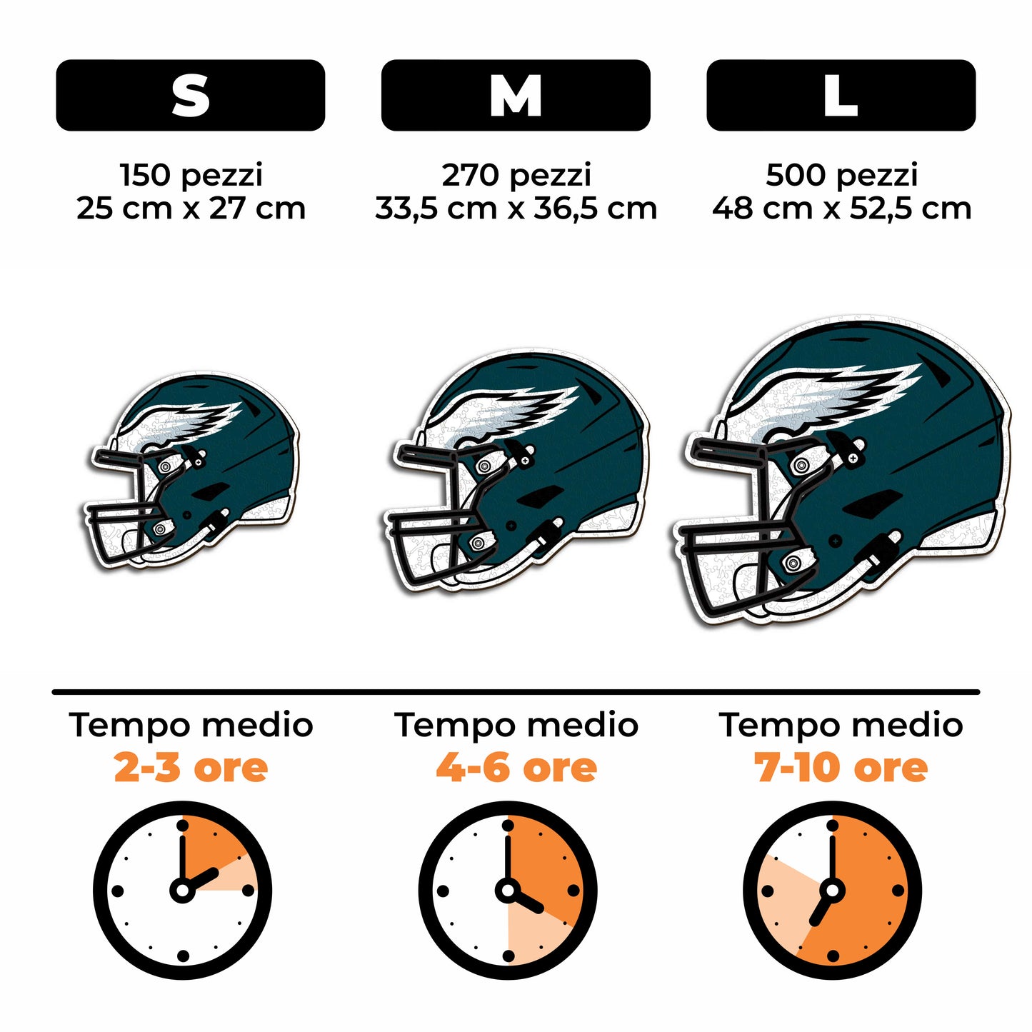 Casco Philadelphia Eagles™ - Puzzle di Legno