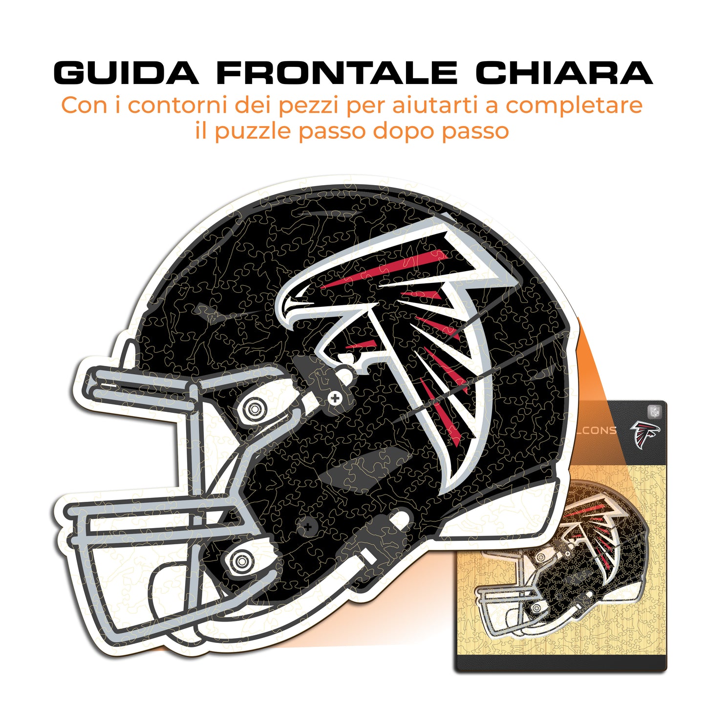 Casco Atlanta Falcons™ - Puzzle di Legno