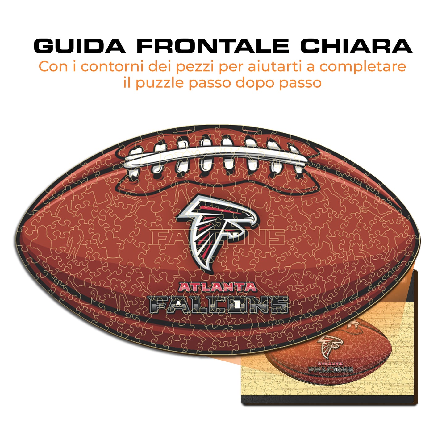 Palla Atlanta Falcons™ - Puzzle di Legno