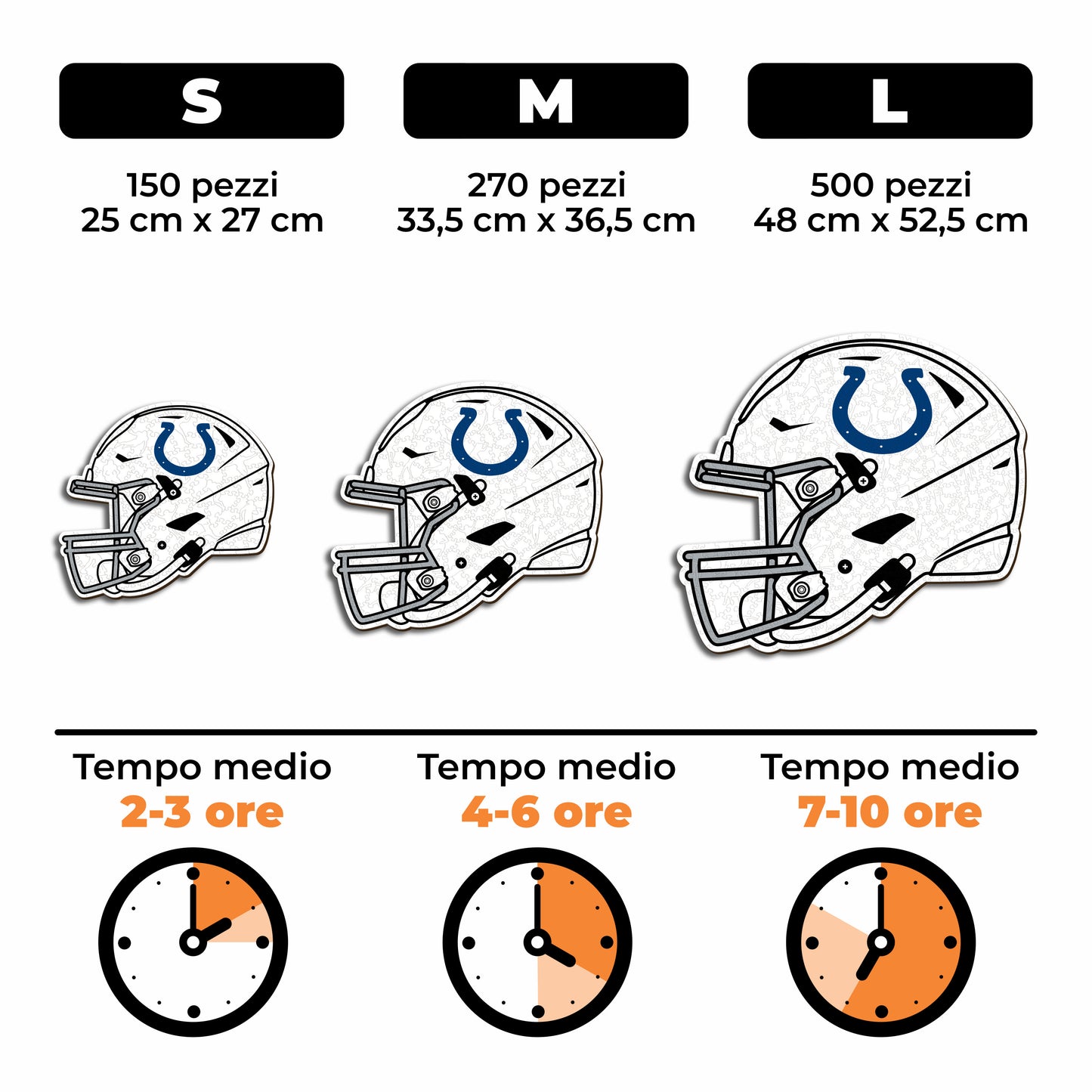 Casco Indianapolis Colts™ - Puzzle di Legno