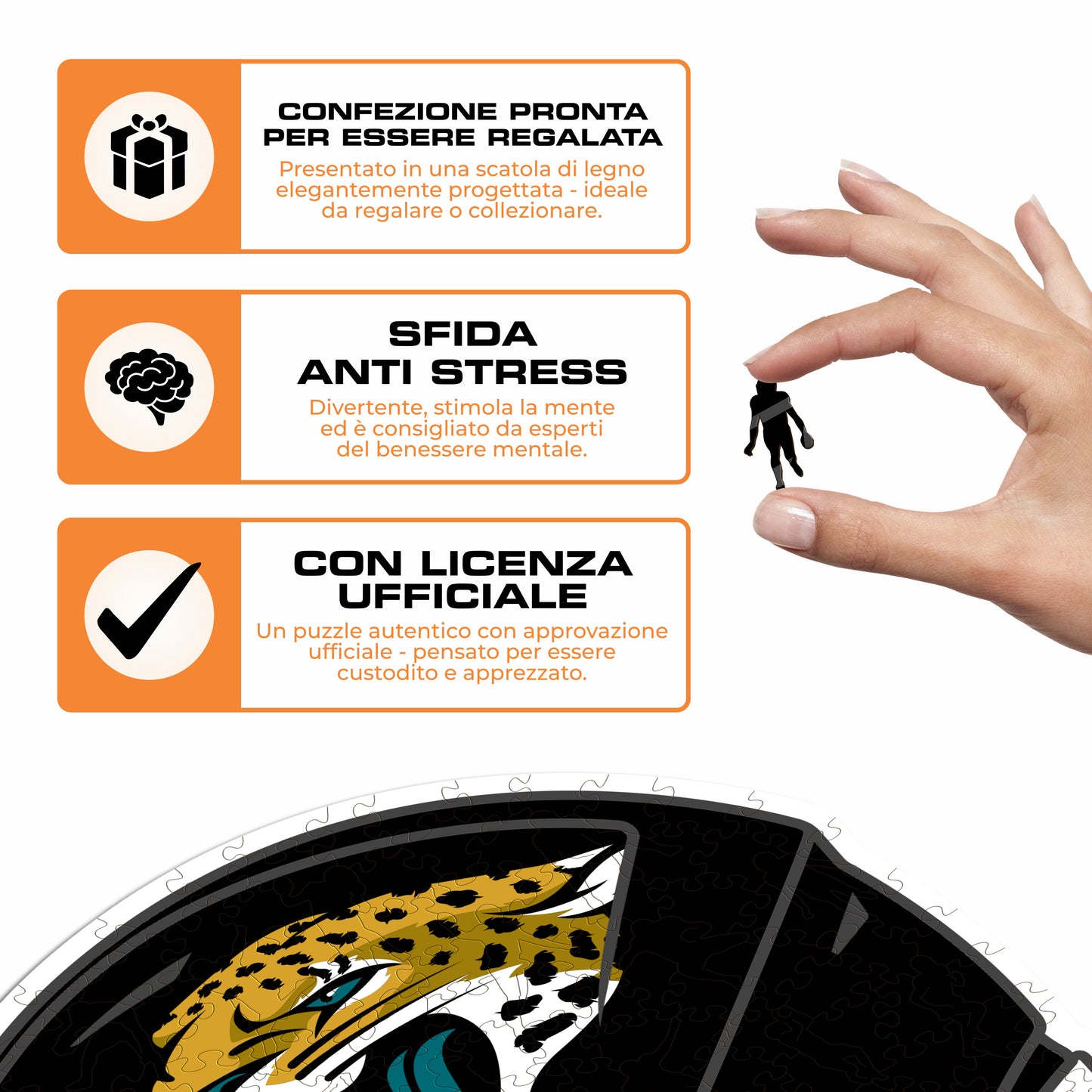 Casco Jacksonville Jaguars™ - Puzzle di Legno