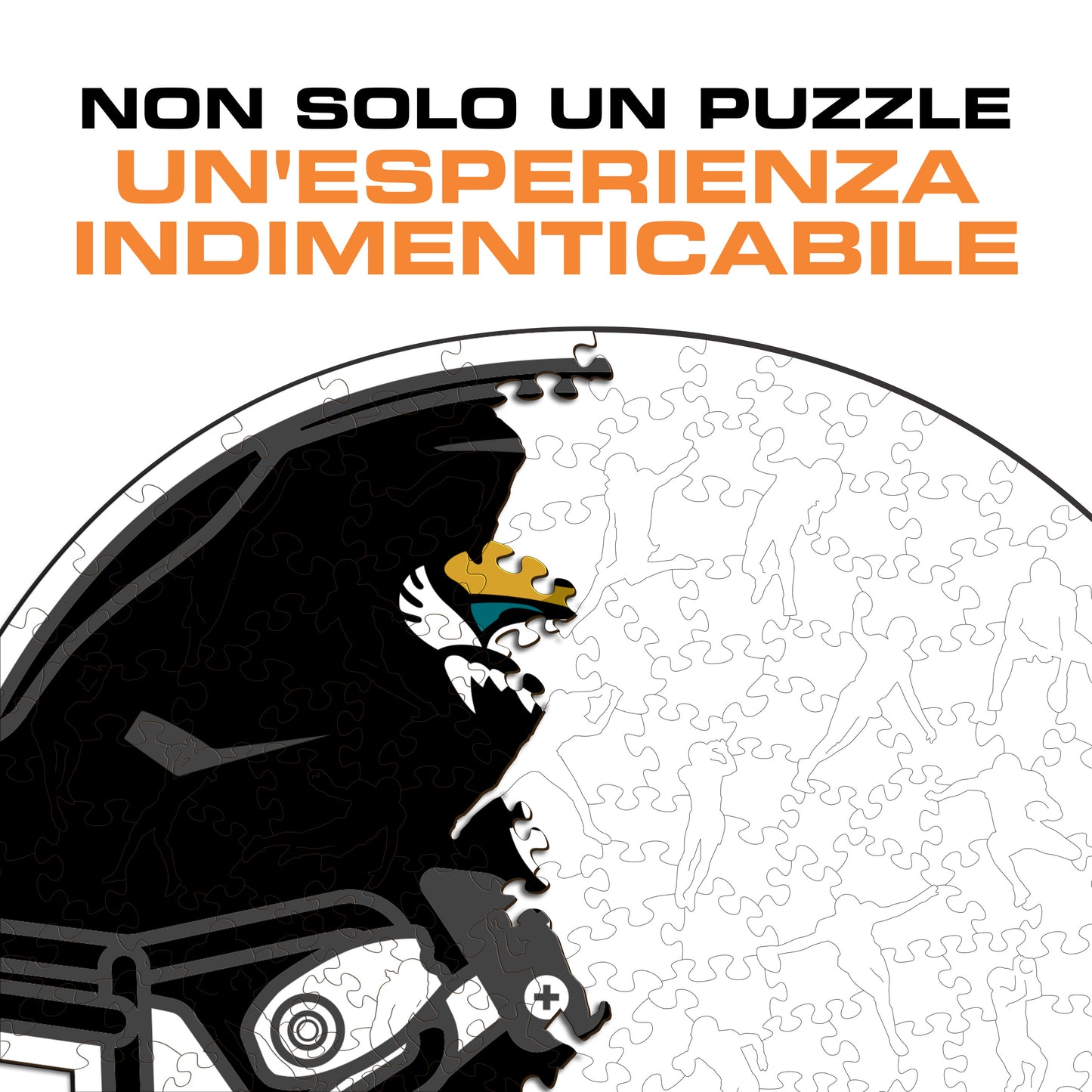 Casco Jacksonville Jaguars™ - Puzzle di Legno