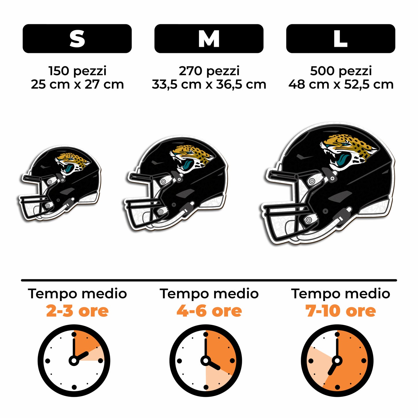 Casco Jacksonville Jaguars™ - Puzzle di Legno