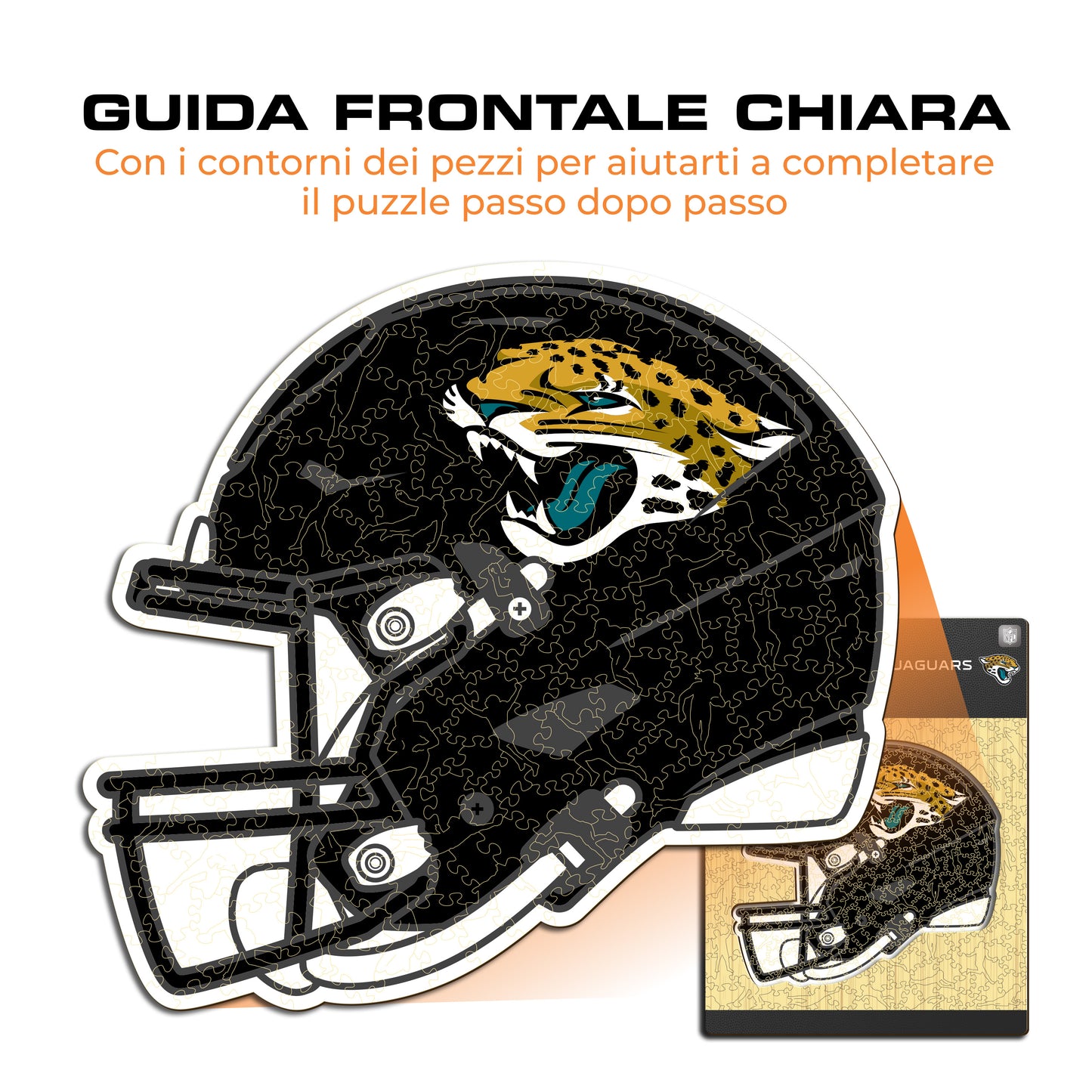 Casco Jacksonville Jaguars™ - Puzzle di Legno