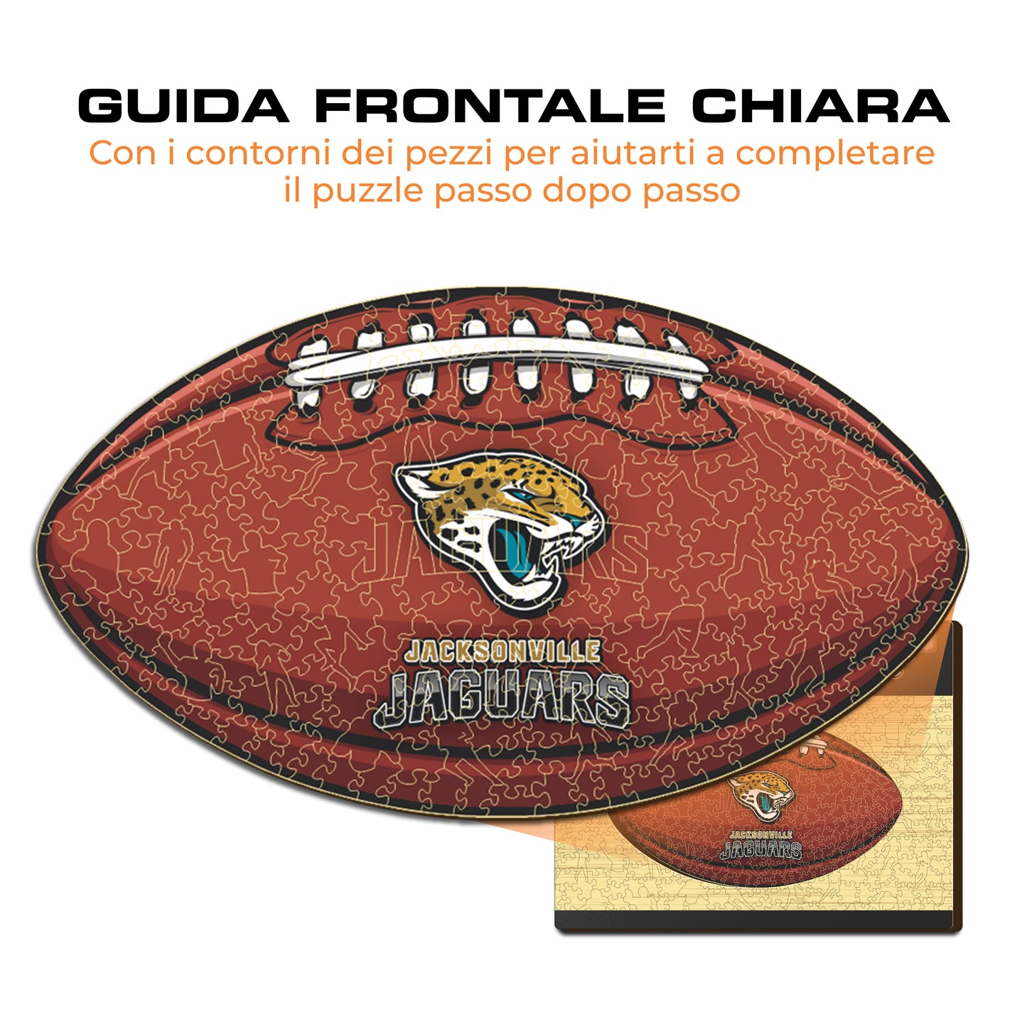 Palla Jacksonville Jaguars™ - Puzzle di Legno