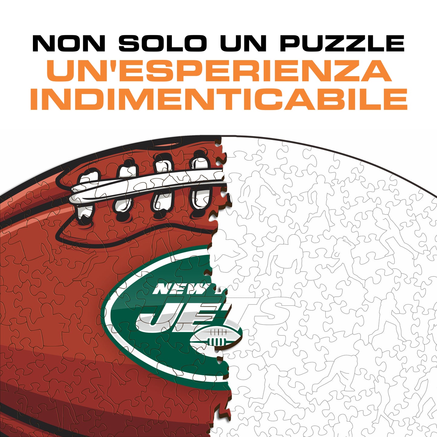 Palla New York Jets™ - Puzzle di Legno