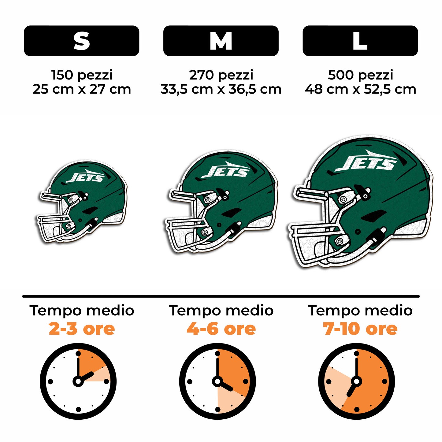 Casco New York Jets™ - Puzzle di Legno