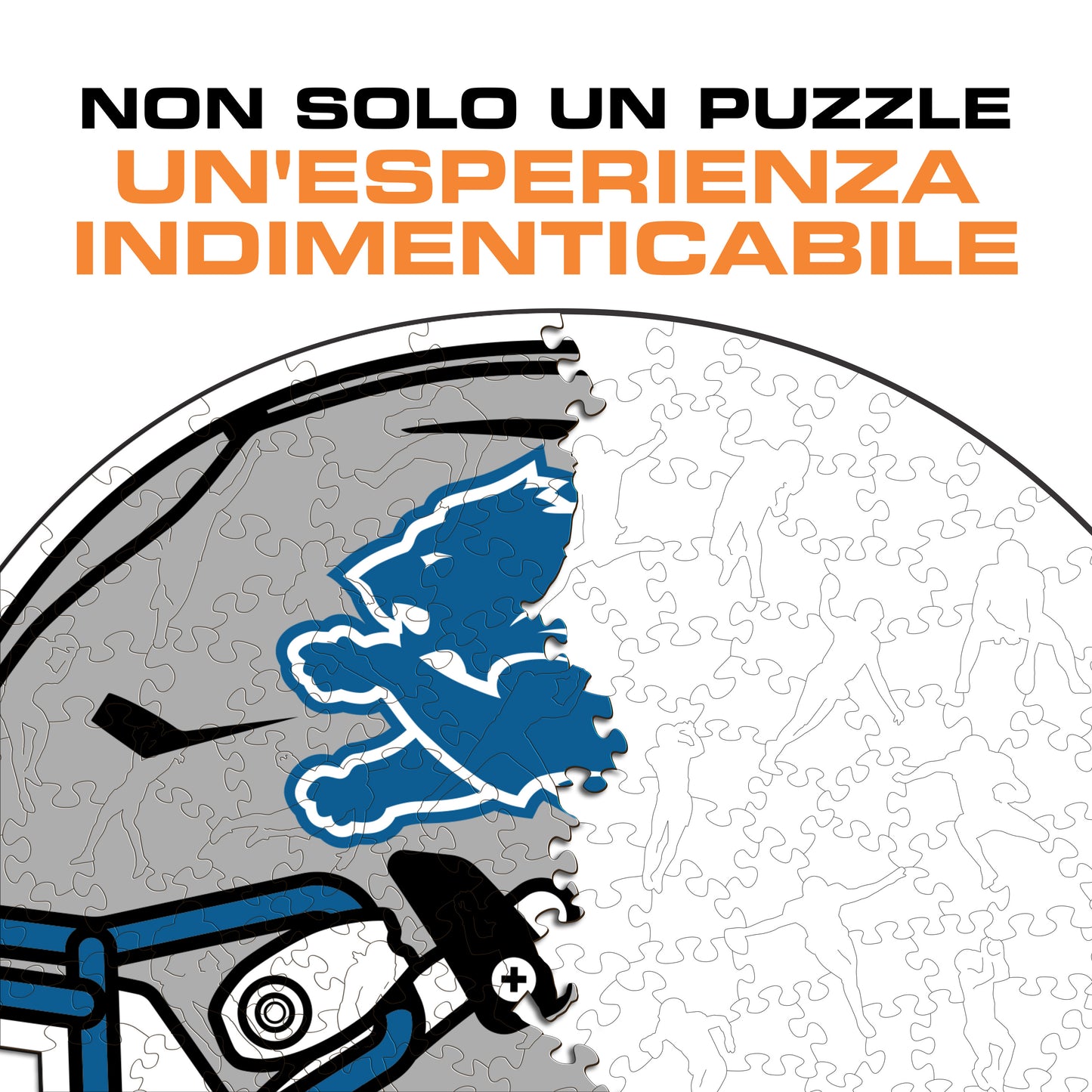 Casco Detroit Lions™ - Puzzle di Legno