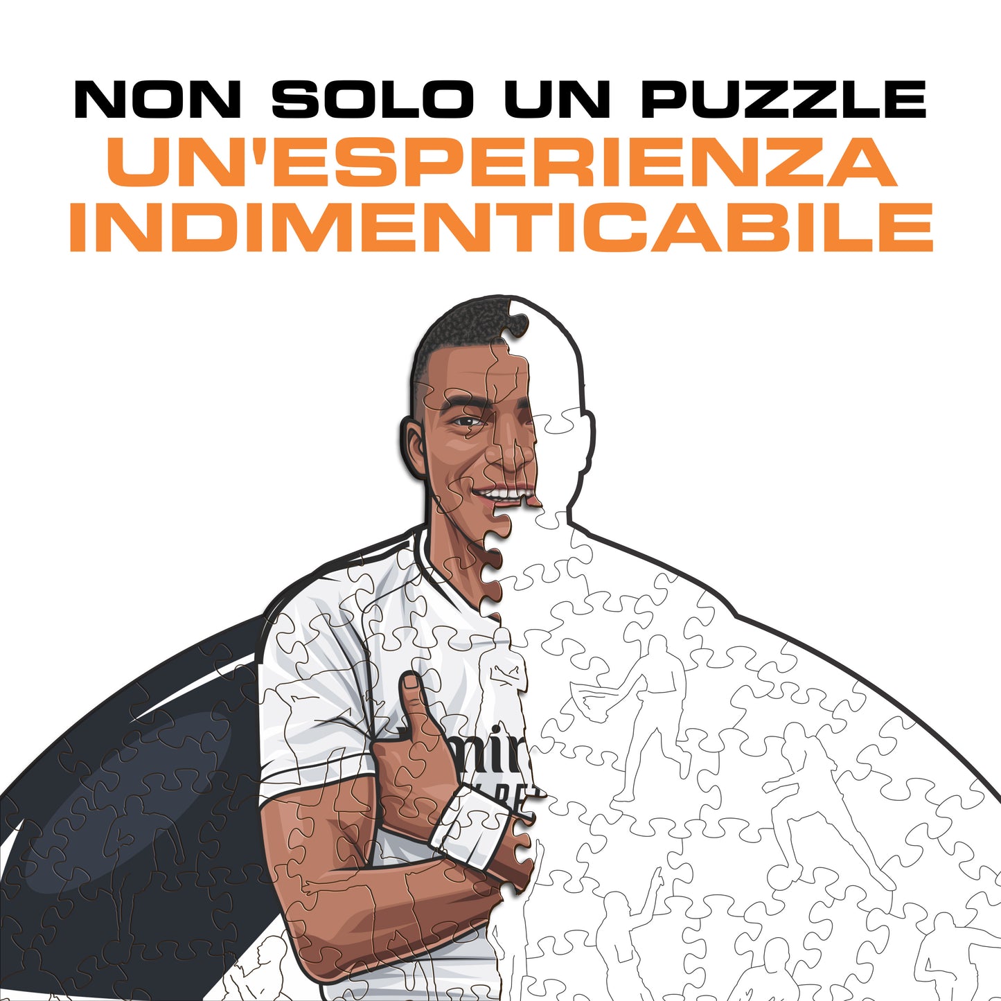 Kylian Mbappé - Puzzle di Legno