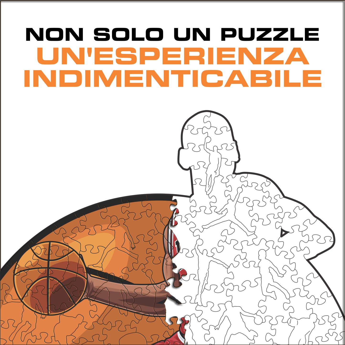 Michael Jordan - Puzzle di Legno