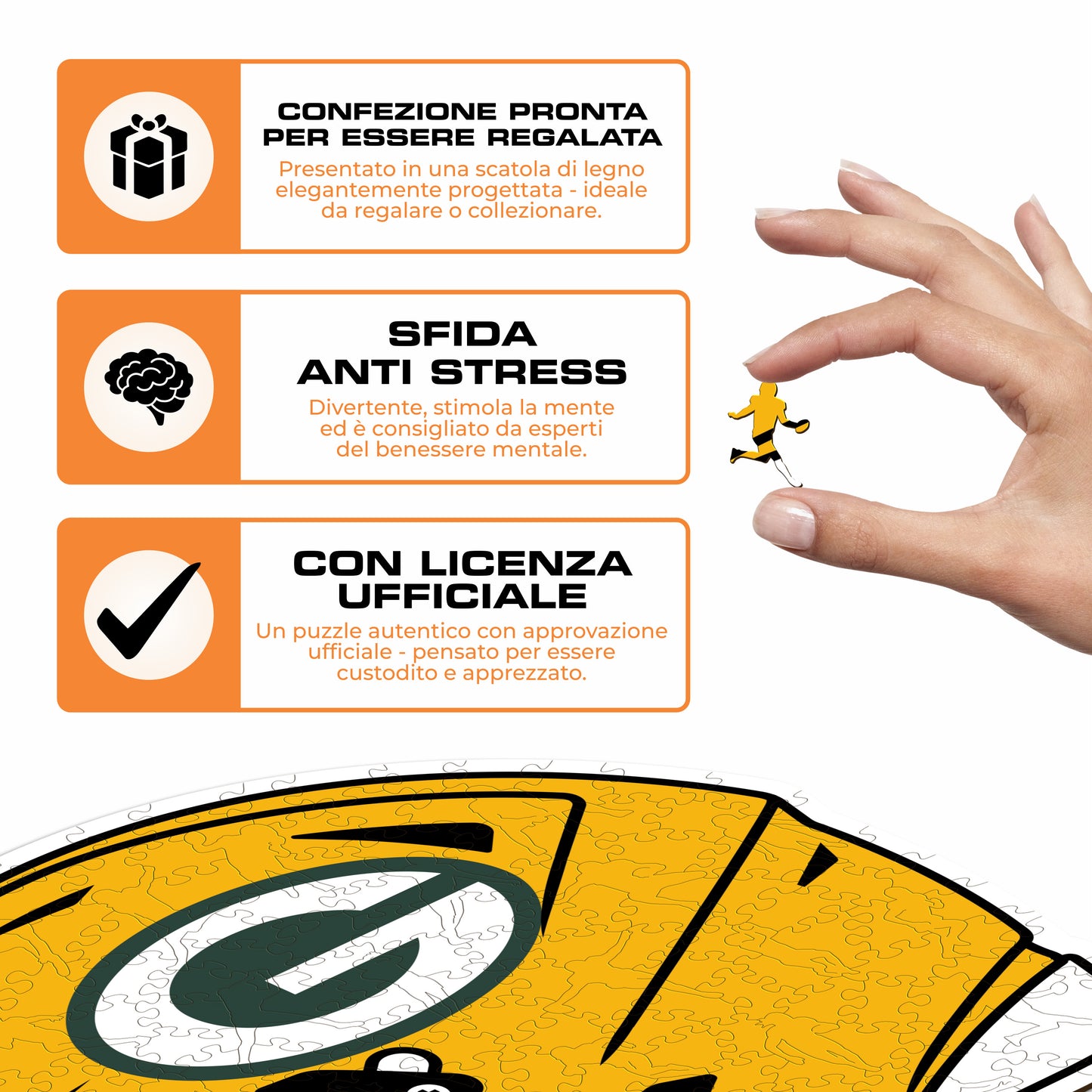 Casco Green Bay Packers™ - Puzzle di Legno