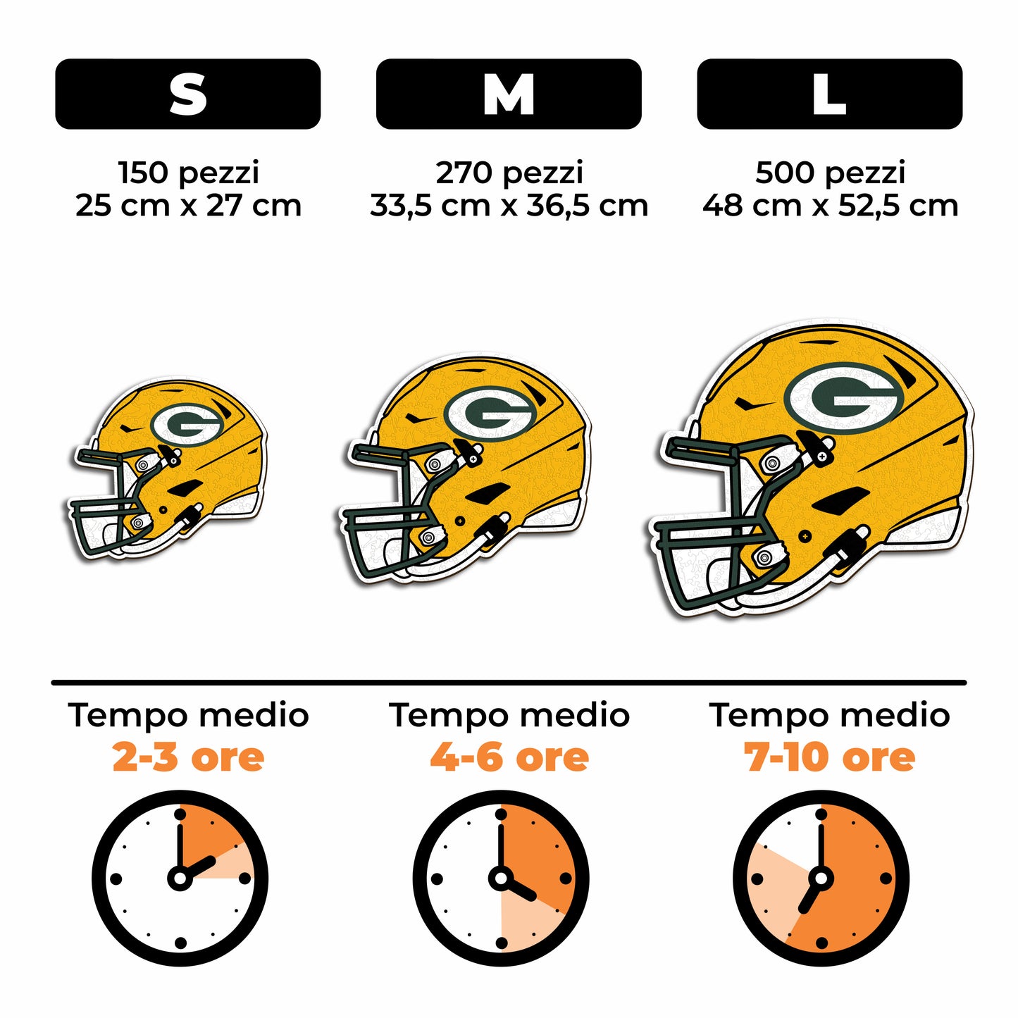 Casco Green Bay Packers™ - Puzzle di Legno