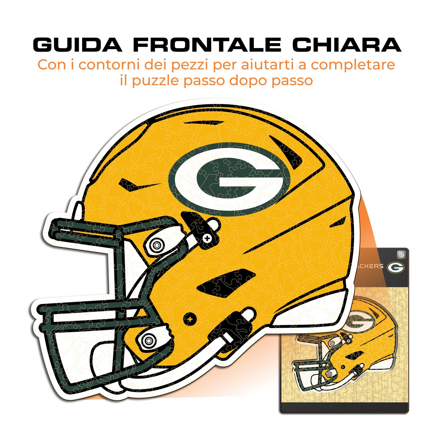 Casco Green Bay Packers™ - Puzzle di Legno