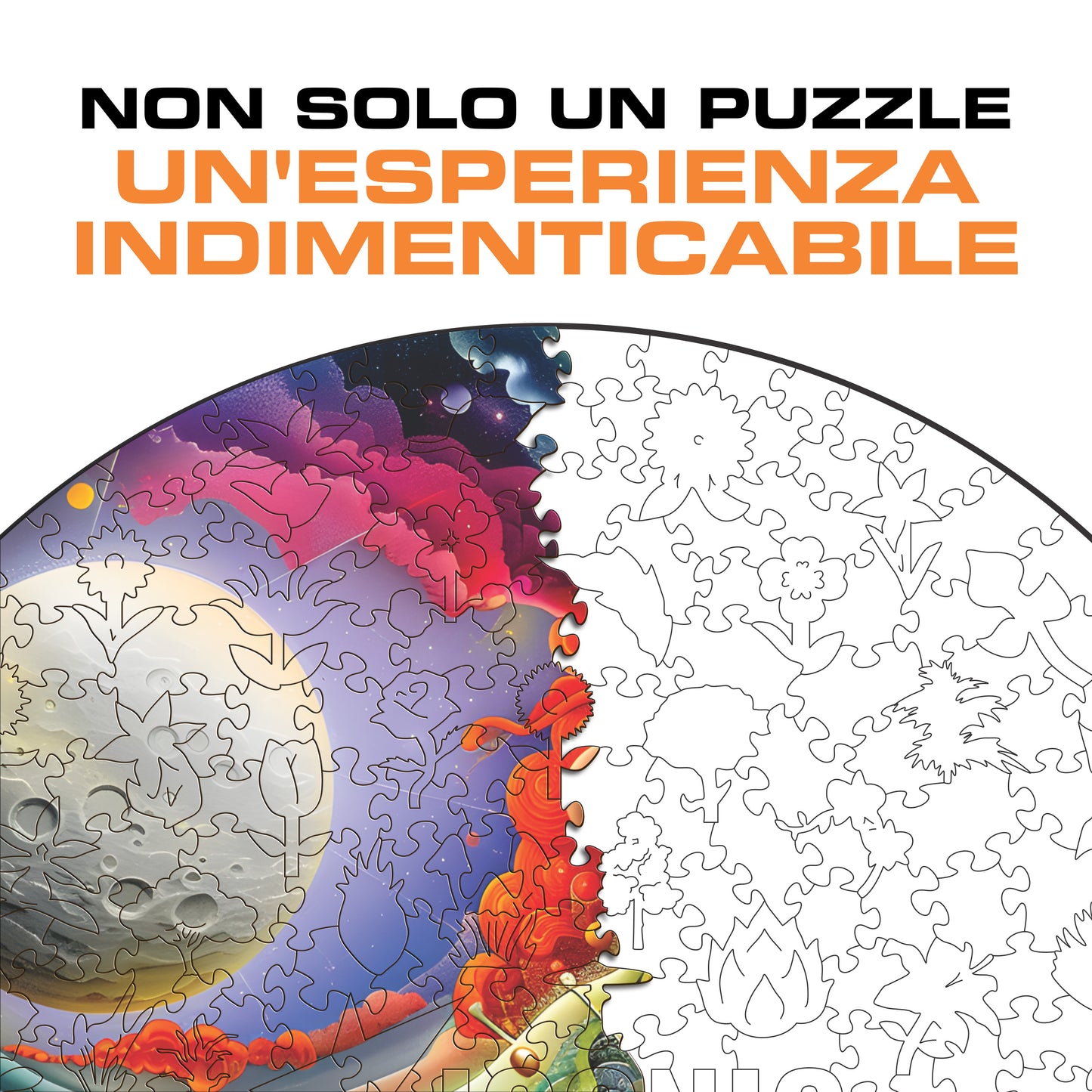 Luna Straordinaria - Puzzle di Legno