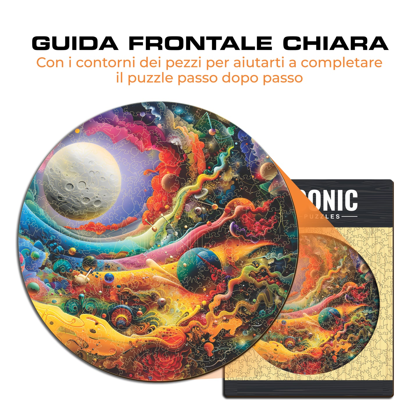 Luna Straordinaria - Puzzle di Legno