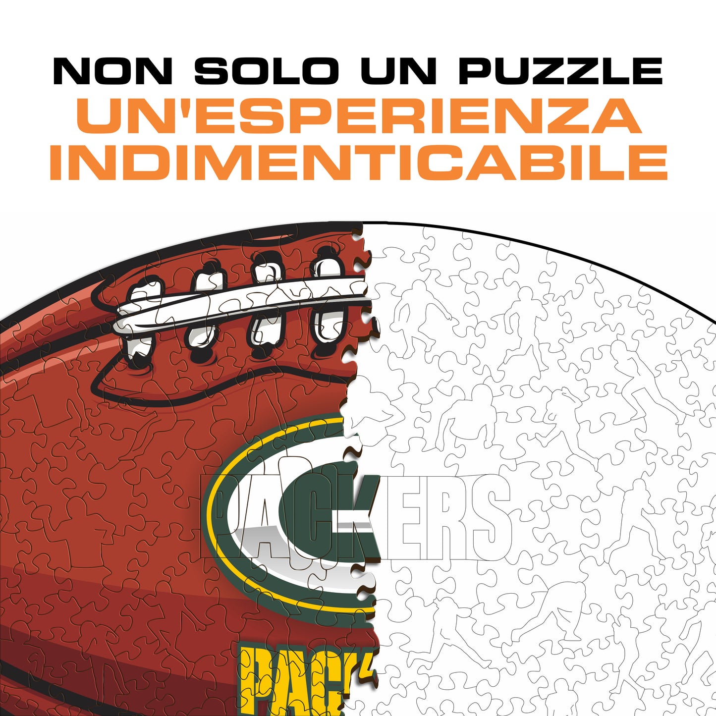 Palla Green Bay Packers™ - Puzzle di Legno