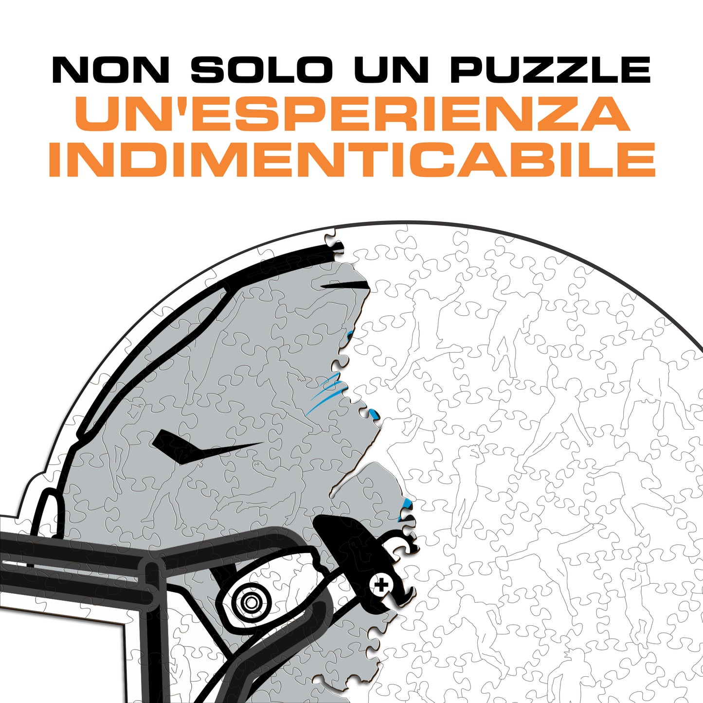 Casco Carolina Panthers™ - Puzzle di Legno